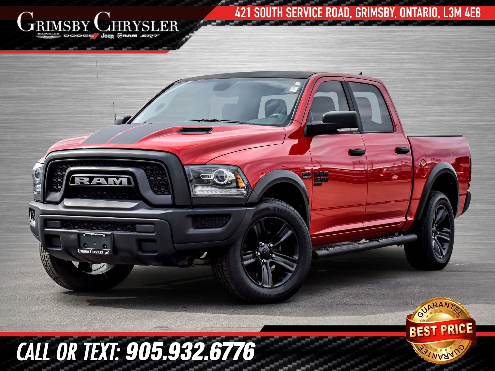 2021 Ram 1500 Classic SLT CREW | HEATED BUCKET SEATS | SPORT HOOD | REMO