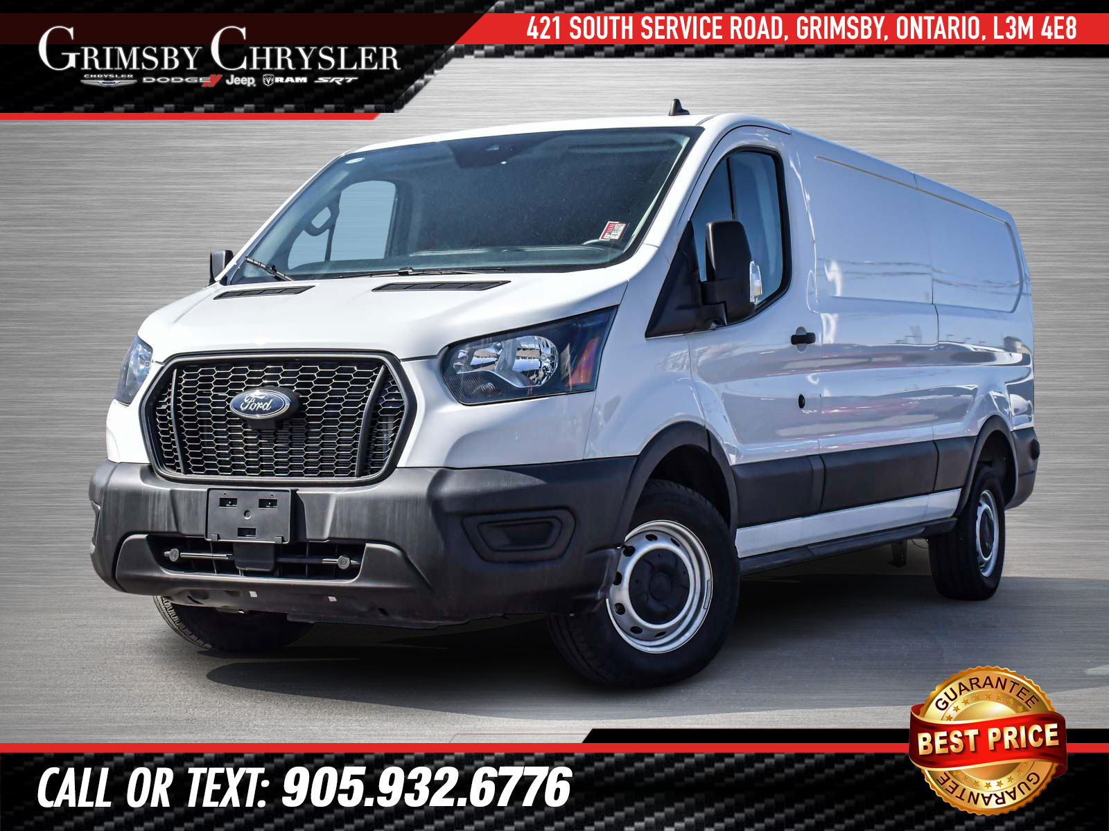 2023 Ford Transit Cargo Van Oxford White | 3.5L V6 | CARGO VAN | REVERSE CAMER
