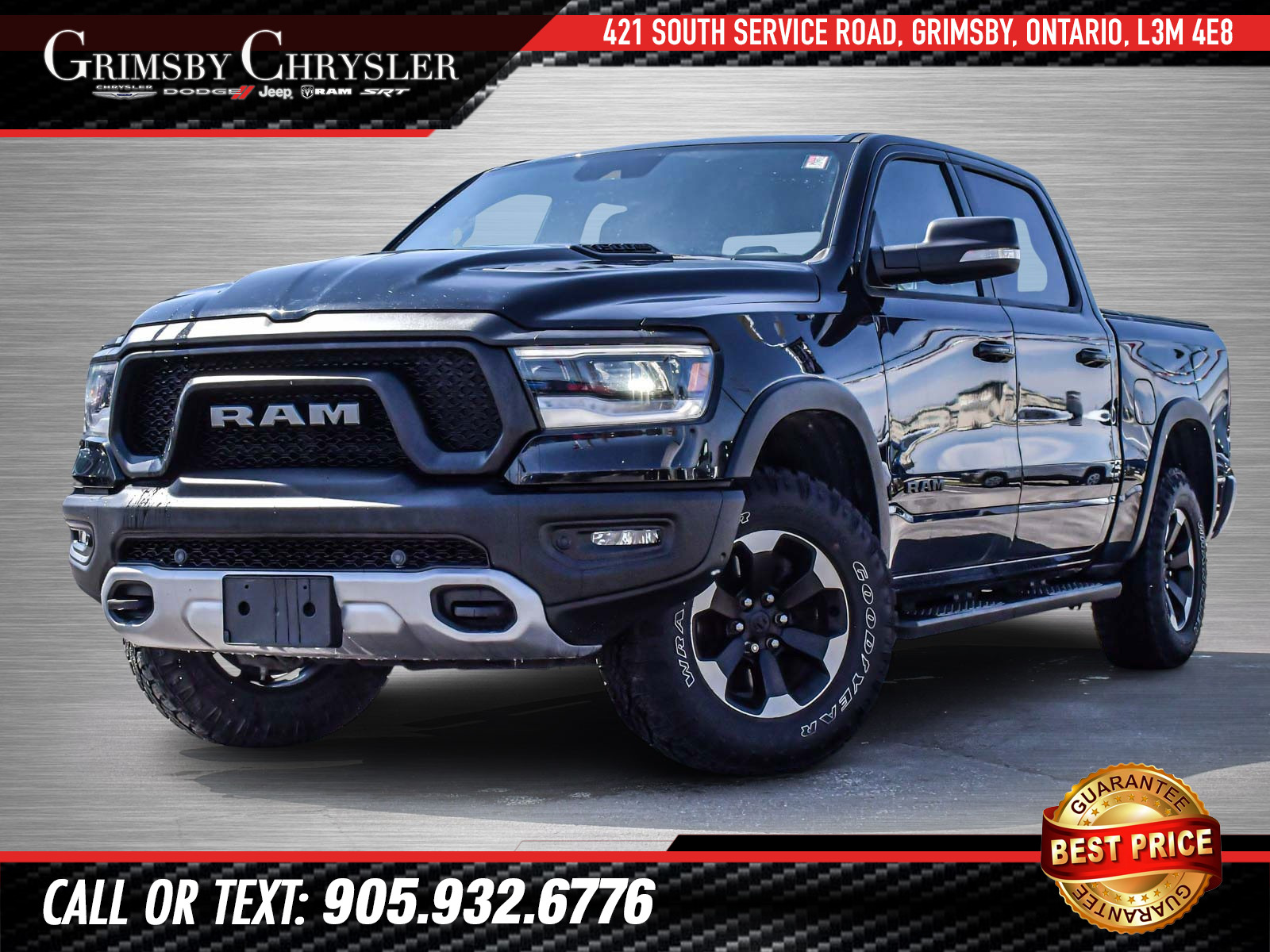 2022 Ram 1500 Rebel Diamond Black | 3.0L ECO DIESEL V6 | REBEL N
