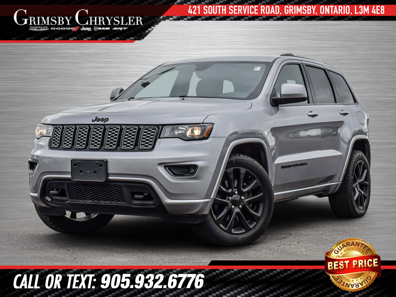 2021 Jeep Grand Cherokee Laredo Billet Silver | 3.6L V6 | ALTITUDE PKG | LE