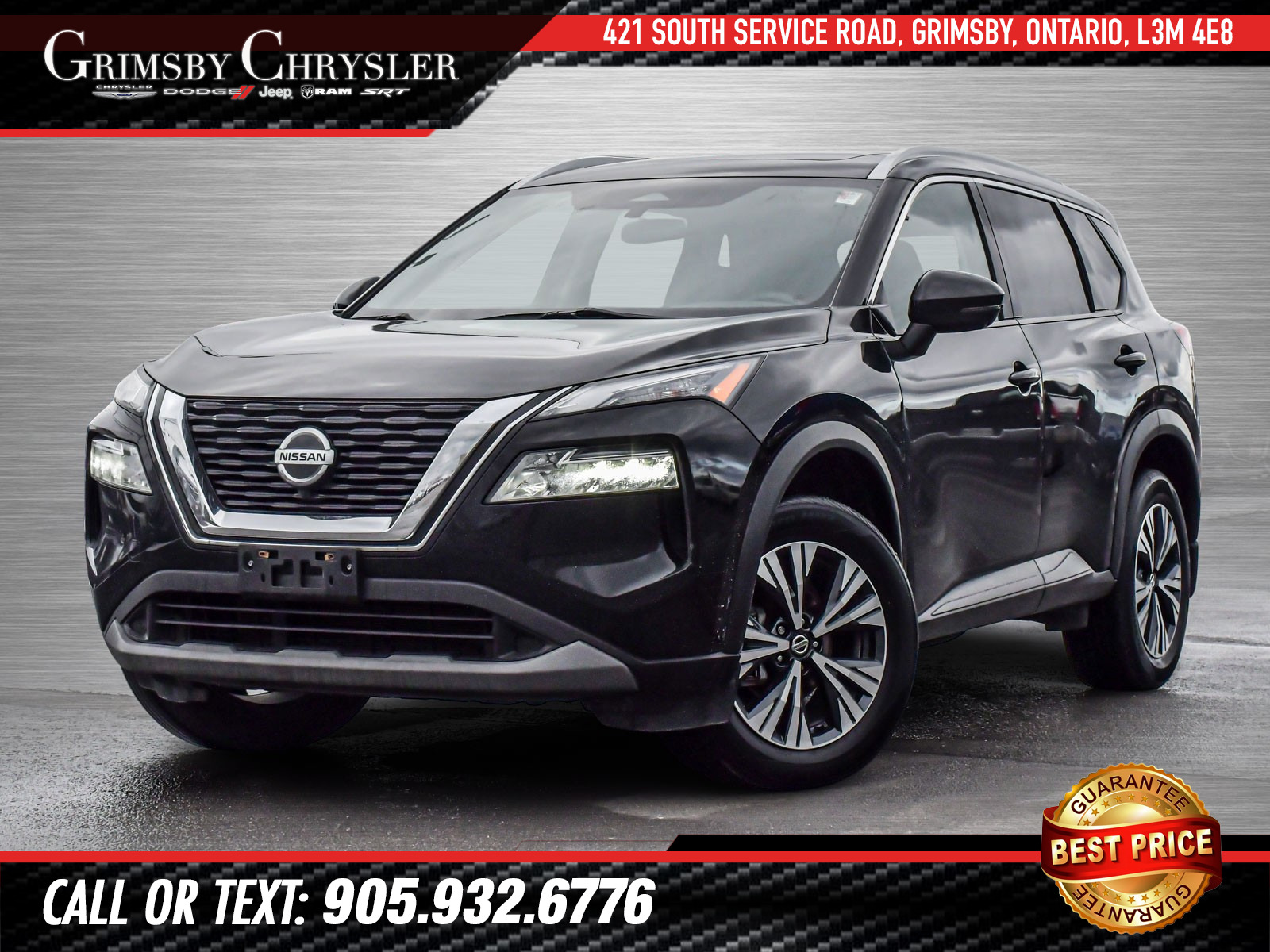 2021 Nissan Rogue SV Super Black | 2.5L I4 | AWD | PANORAMIC ROOF | 
