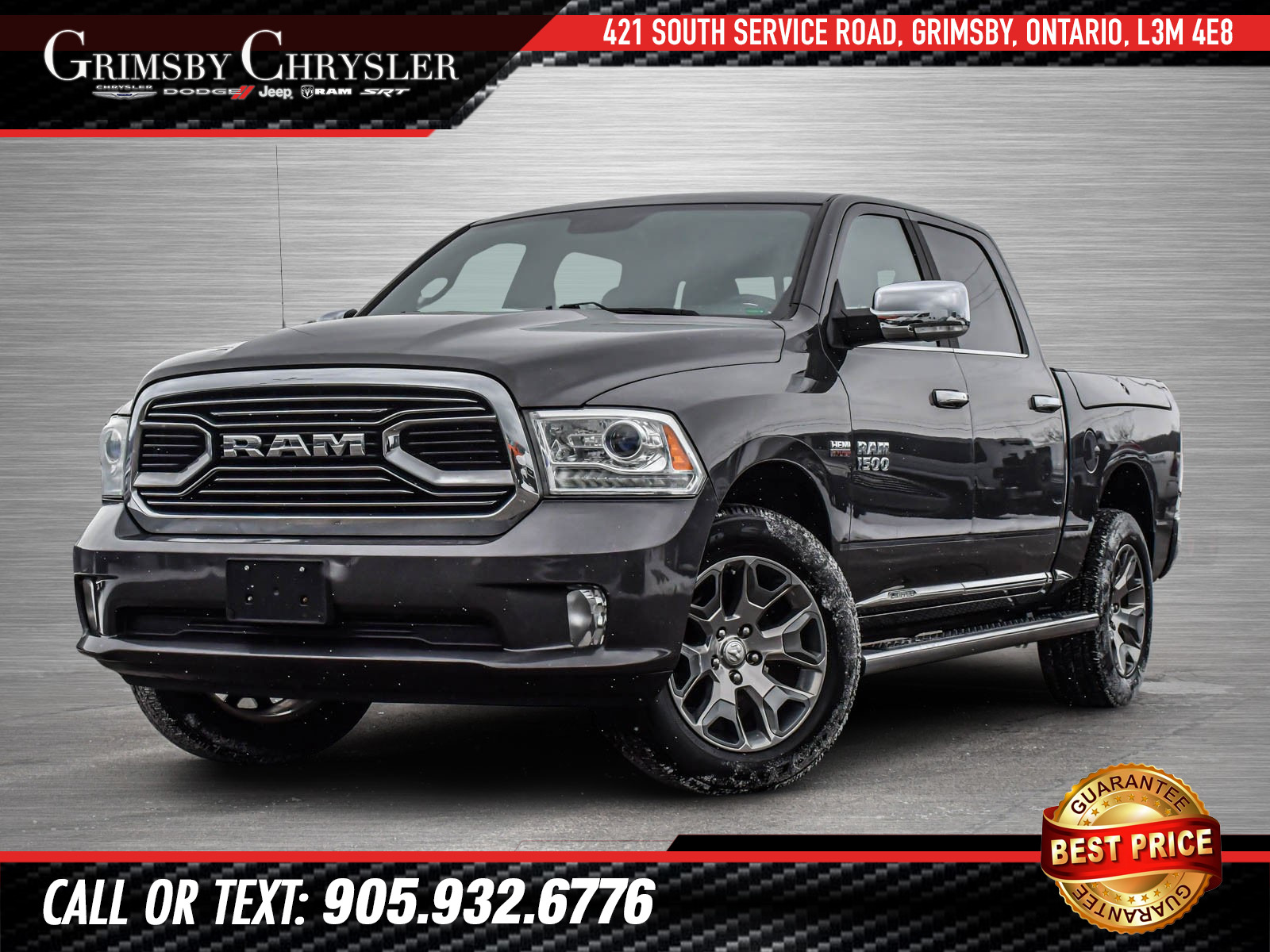 2018 Ram 1500 Longhorn CREW | LIMITED PKG | HEATED/VENTED LEATHE