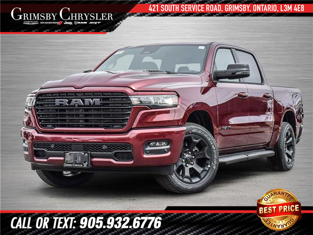 2025 Ram 1500 Sport SPORT CREW CAB, SPORT PERFORMANCE HOOD, BLAC