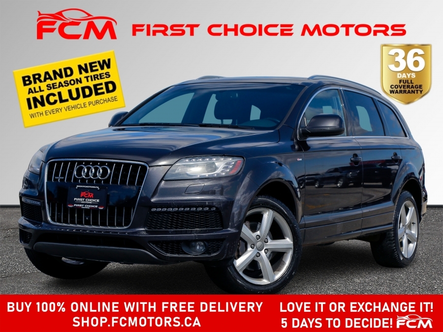 2014 Audi Q7 TDI TECHNIK ~AUTOMATIC, FULLY CERTIFIED WITH WARRA
