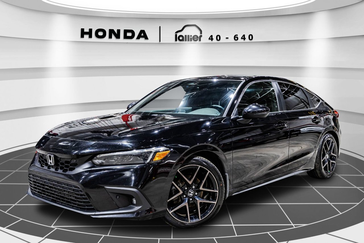 2023 Honda Civic Hatchback TOURING JAMAIS ACCIDENTÉ + CARPLAY + DÉMARREUR À D