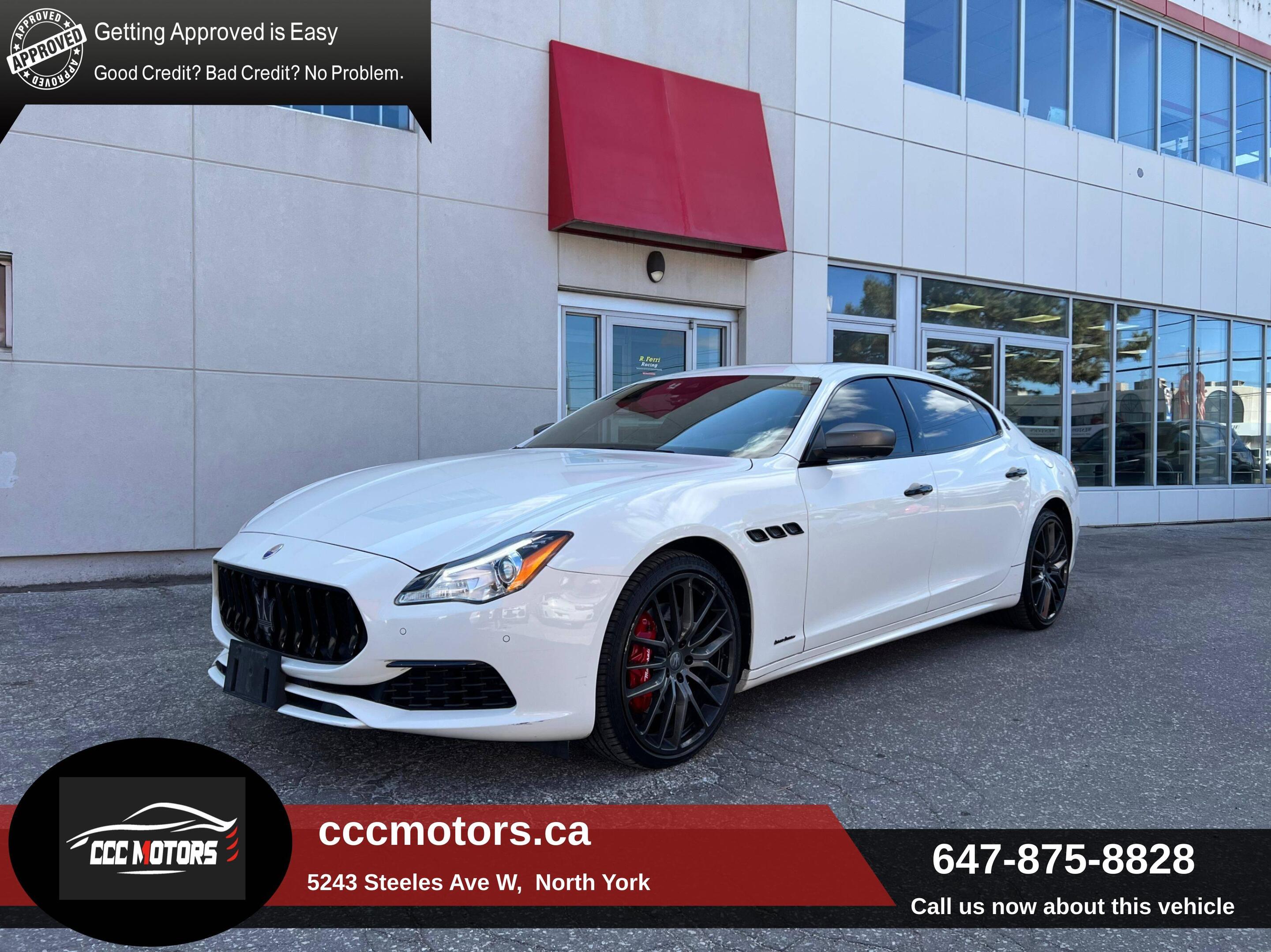 2017 Maserati Quattroporte SQ4 GranLusso ACC/HARMAN KARDON/SUNSHADES