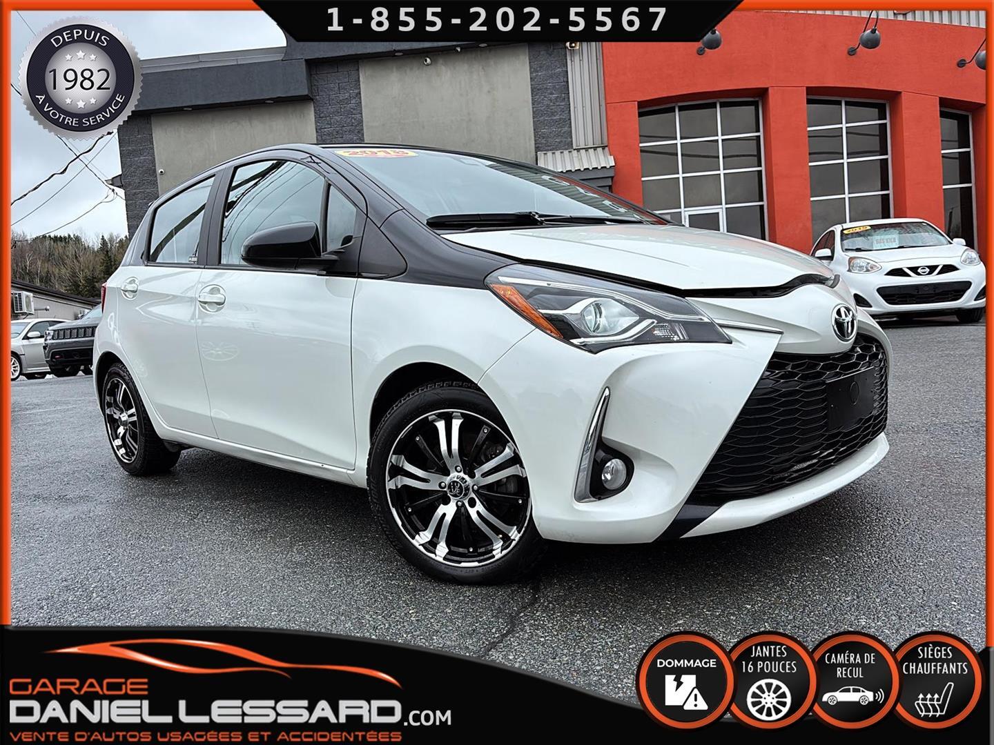 2018 Toyota Yaris SE MAG 16 1.5L AILERON A/C SIÈGES CHAUFFANT CRUIS
