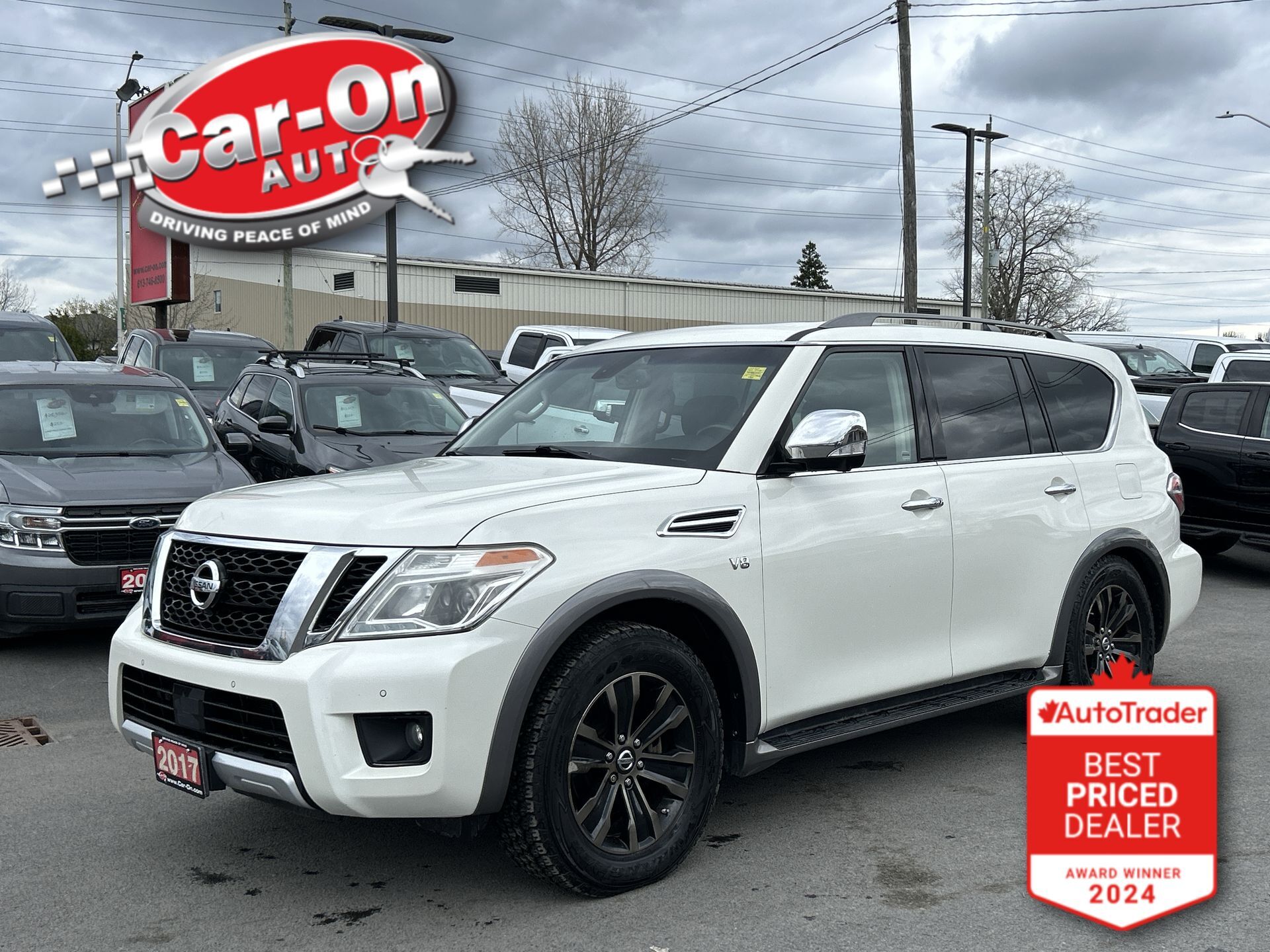 2017 Nissan Armada PLATINUM AWD|5.6L V8| LEATHER|SUNROOF|8PASS|DVD