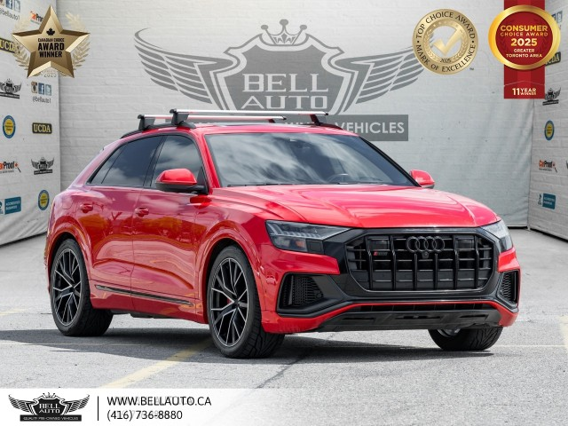 2022 Audi SQ8 Premium Plus, QUATTRO, 360CAM, HUD, NAVI, PANO, BA