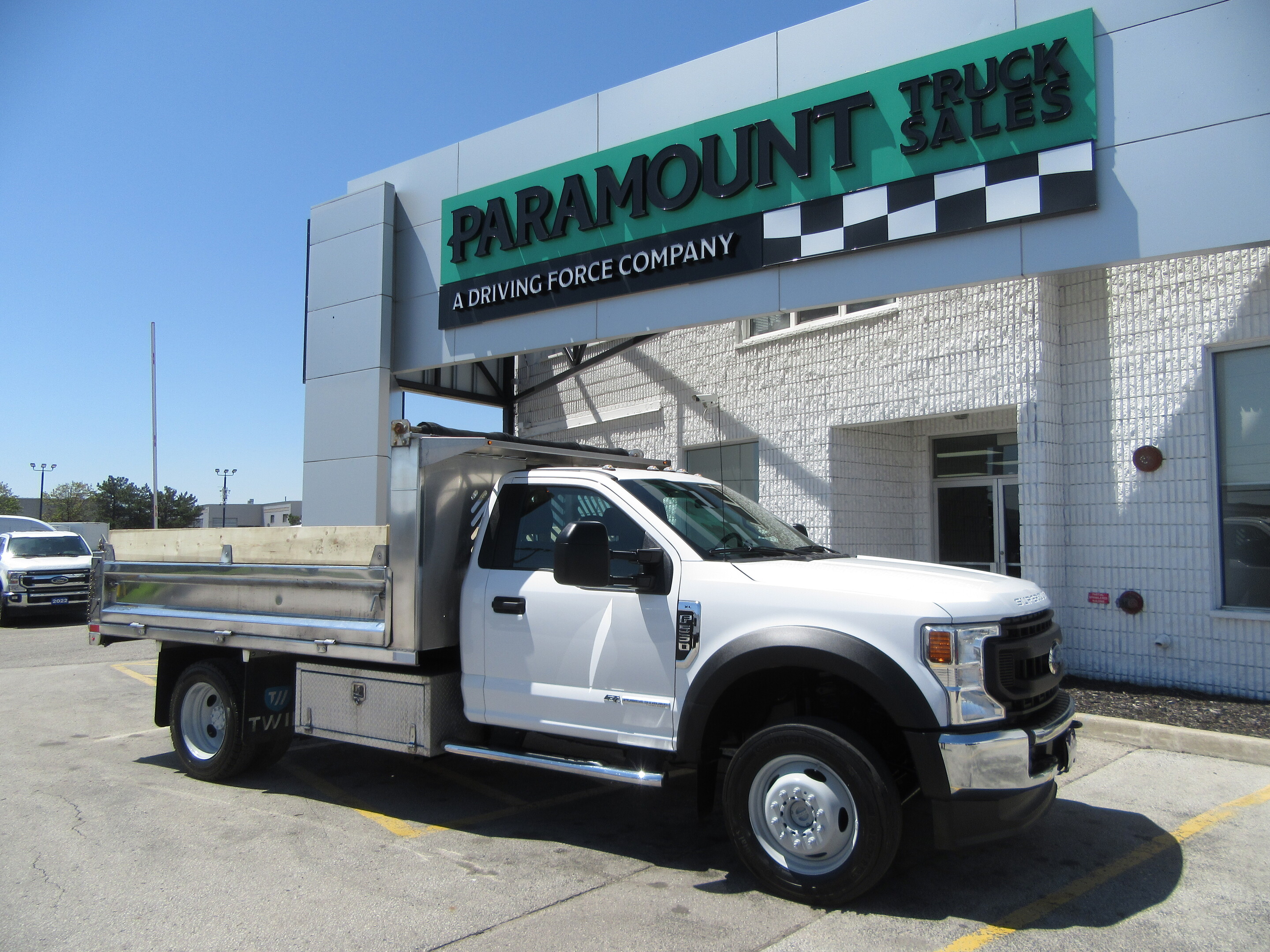 2021 Ford F-550 4X4 DIESEL 12FT ALUMINUM DUMP BOX