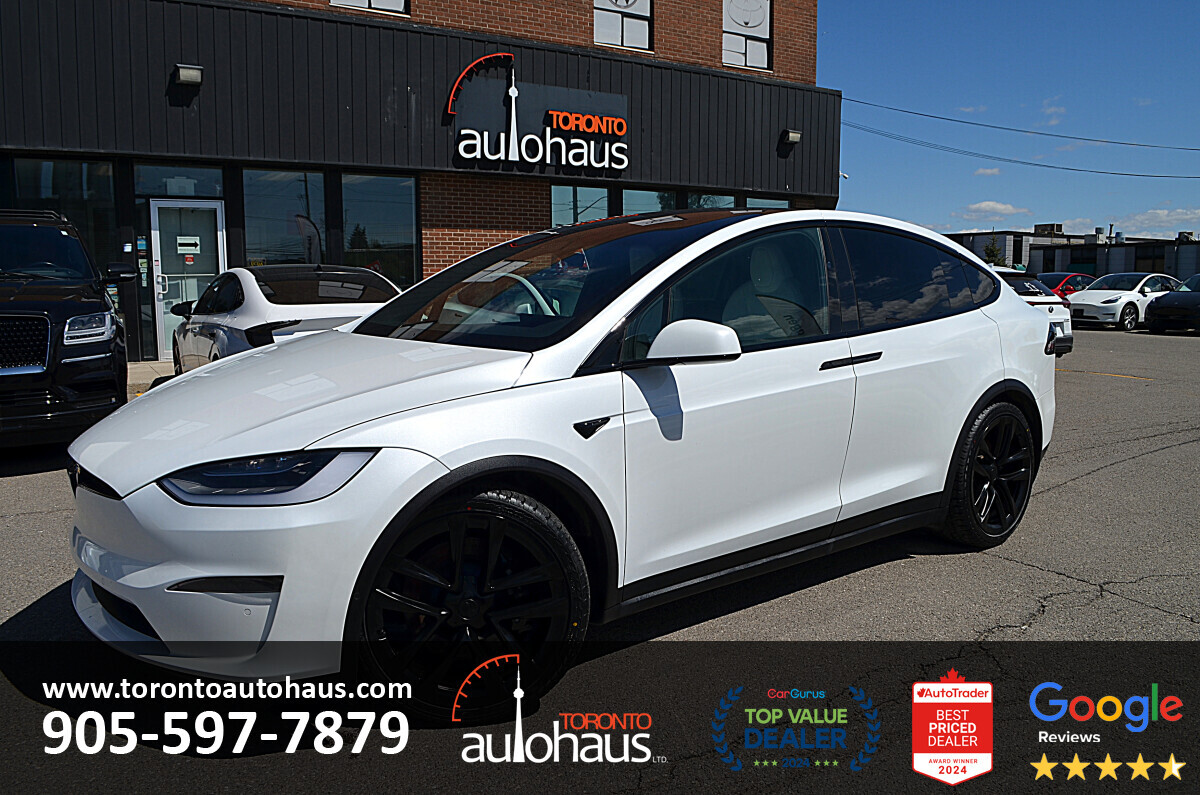 2022 Tesla Model X PLAID I WHITE Int. - 6 PASS I NO ACCIDENTS