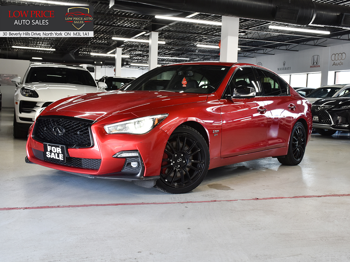 2019 Infiniti Q50 REDSPORT*400HP*RARE*AWD*360CAM*CARPLAY*iLine