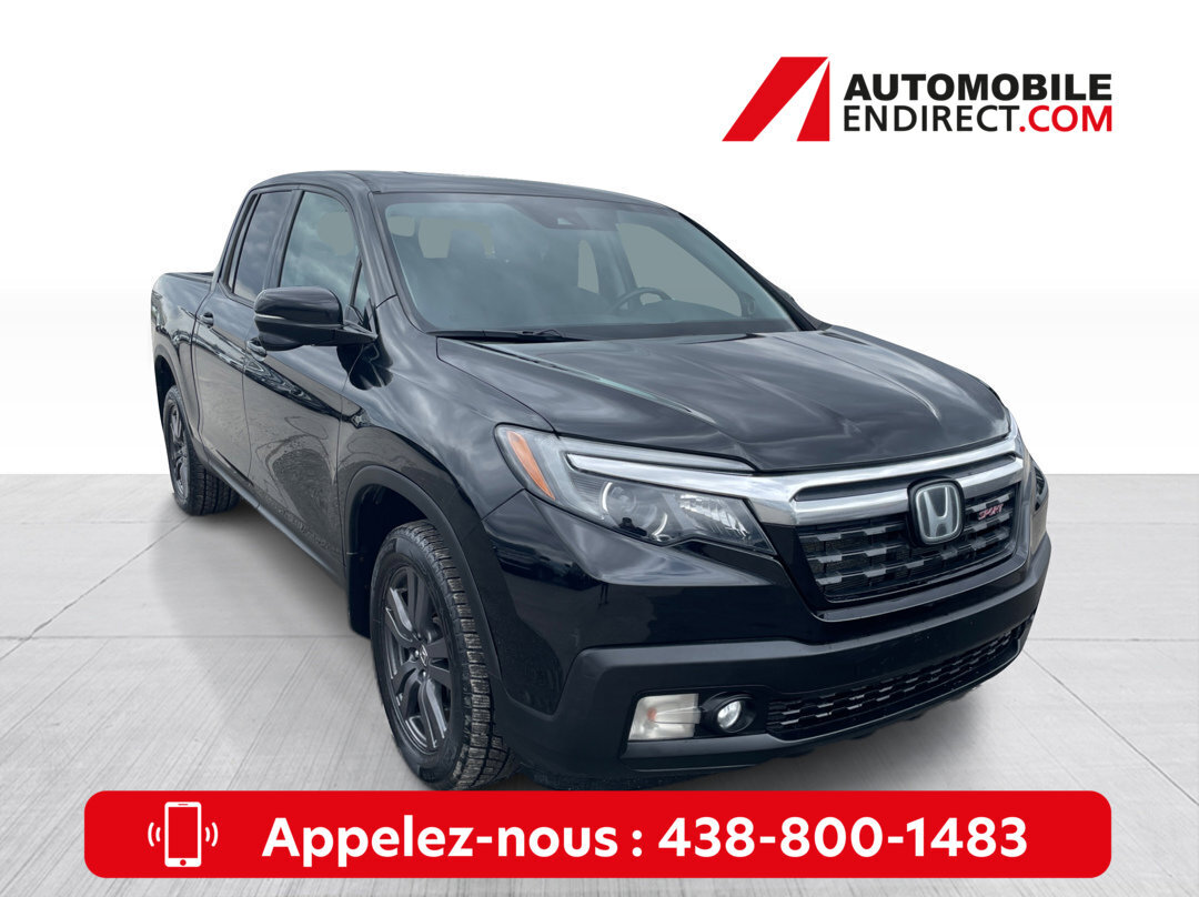 2019 Honda Ridgeline Sport Crew Cab AWD 3.5L Mags 18 Toit