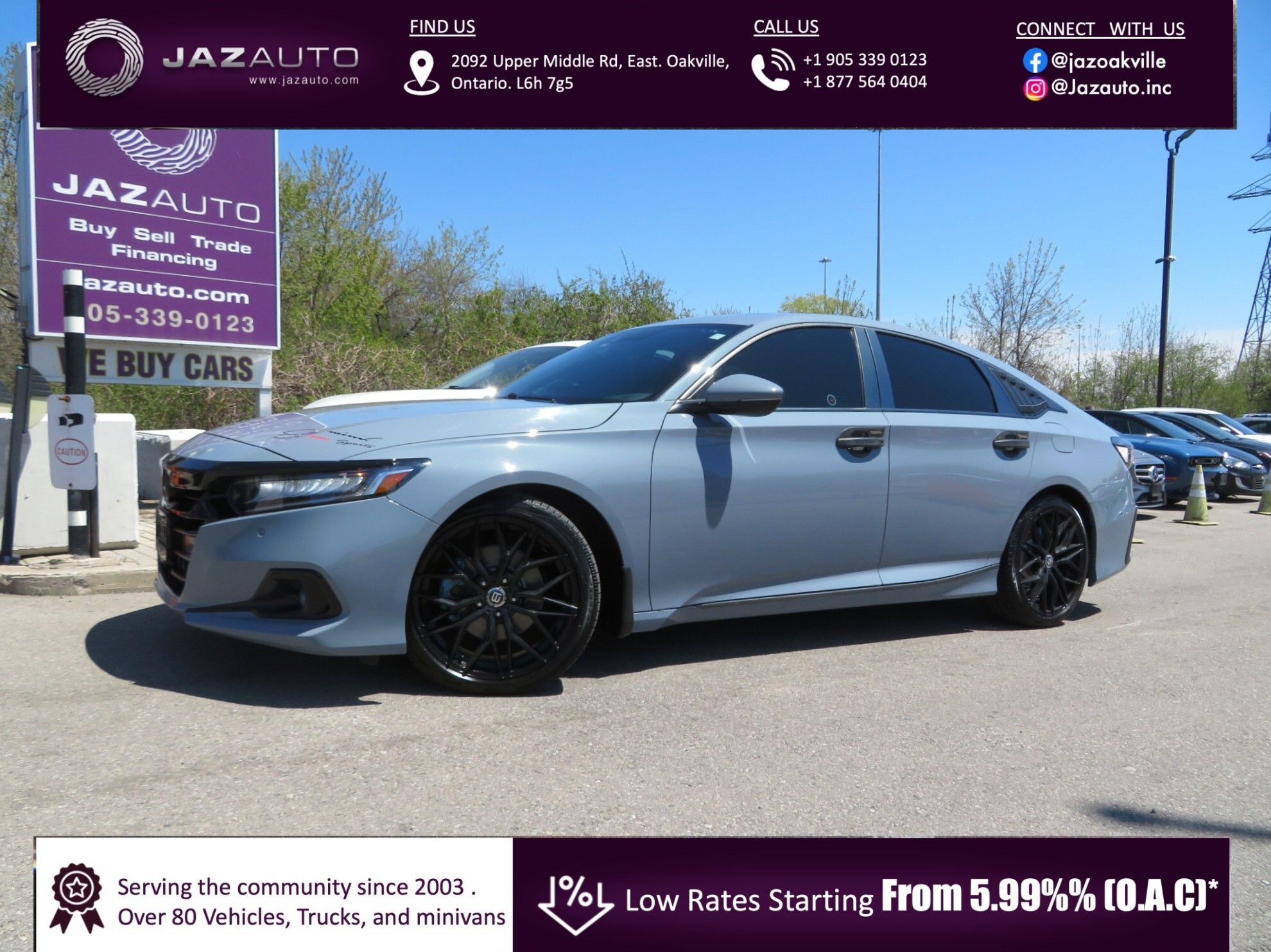 2021 Honda Accord Touring 2.0 CLEAN CAR FAX CUSTOMIZED LOTS ADDED