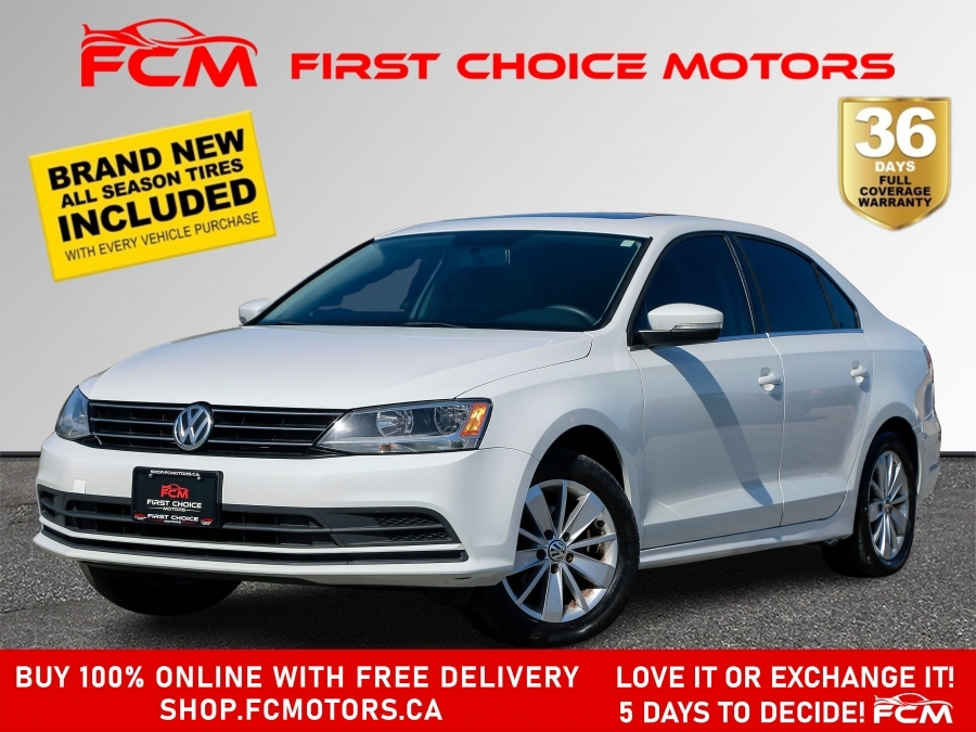 2015 Volkswagen Jetta TRENDLINE ~MANUAL, FULLY CERTIFIED WITH WARRANTY!!