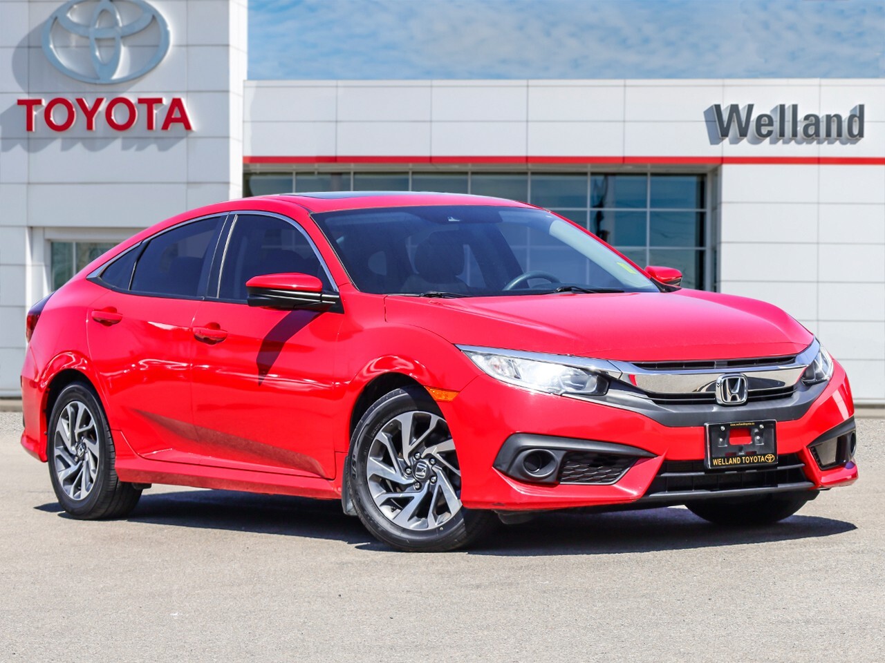 2018 Honda Civic EX APPLE CARPLAY/ANDROID AUTO. MOON ROOF.