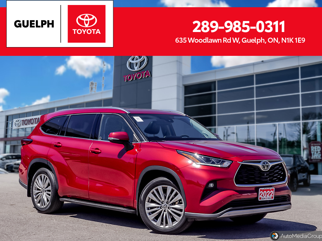 2022 Toyota Highlander Limited | AWD | Heated Seats | Moonroof
