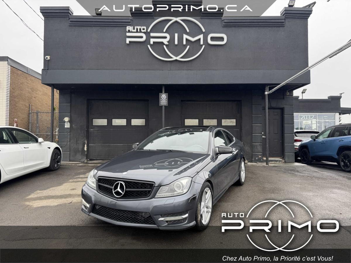 2013 Mercedes-Benz C-Class C350 Coupe 4matic Cuir Rouge Toit BT Nav Cam Mags