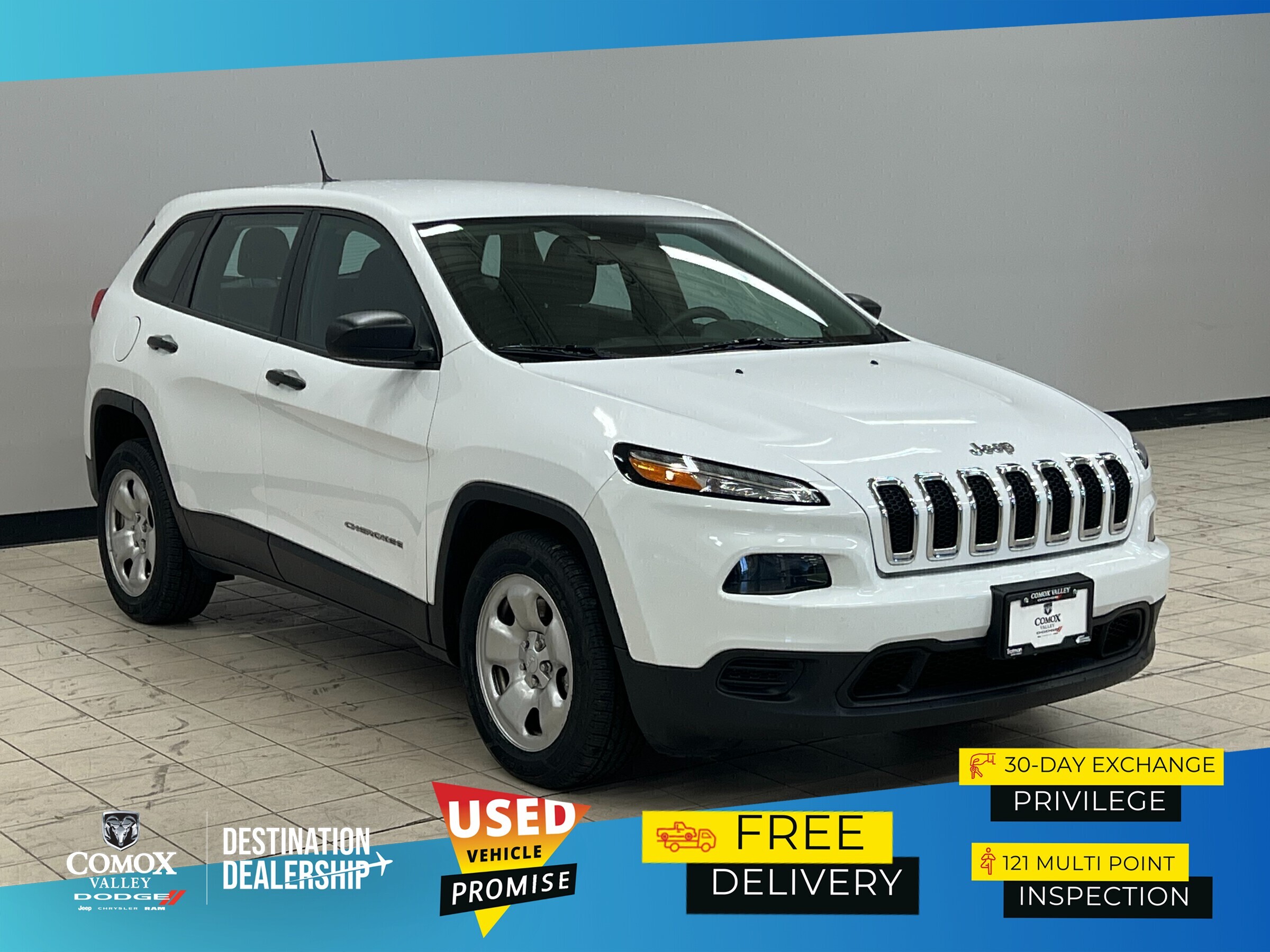 2018 Jeep Cherokee Sport - No Accidents, Bluetooth