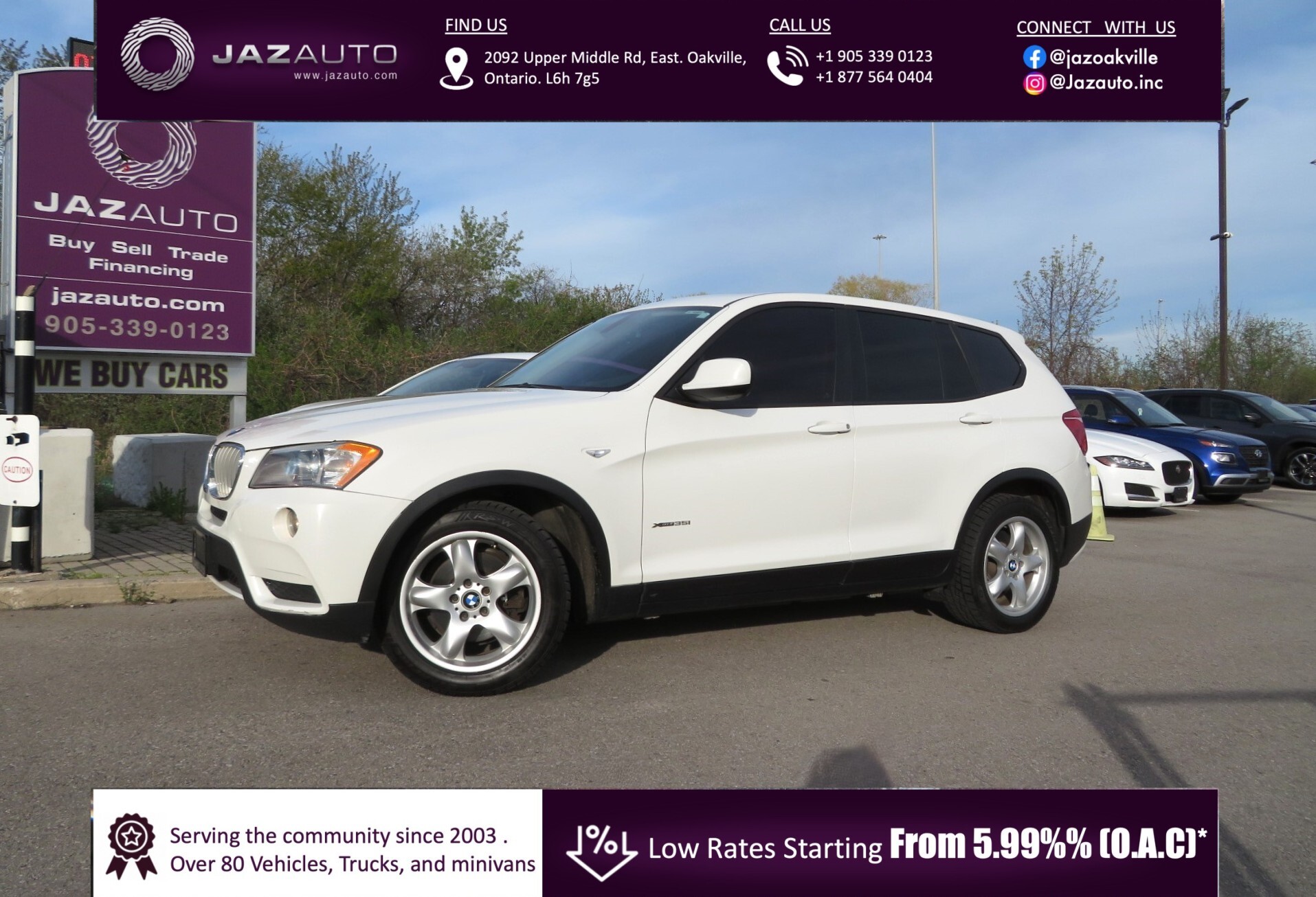 2011 BMW X3 xDrive35i CLEAN CAR FAX EXTRA SET TIRES RIMS CLEAN