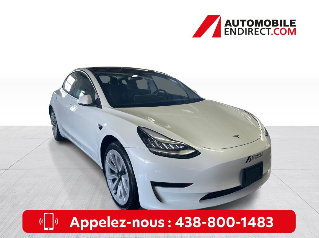 2021 Tesla Model 3 Standard Range Plus Toit Vitré Mags 19 GPS Sièges 