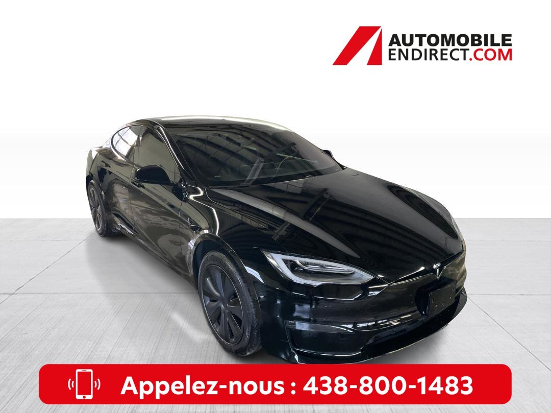 2022 Tesla Model S Long Range AWD Cuir Toit Vitre GPS Mags 19'' GPS S