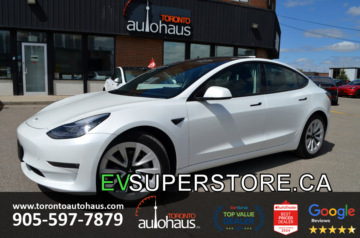 2022 Tesla Model 3 LR AWD I OVER 100 TESLAS EVSUPERSTORE.CA