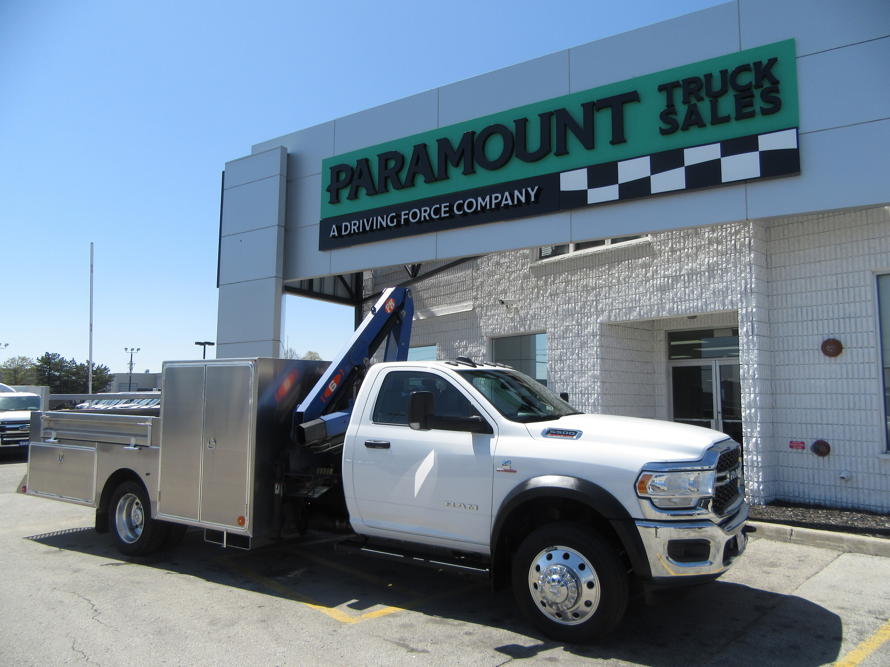 2019 Dodge RAM 5500 DIESEL CRANE PACKAGE CUSTOM SERVICE BODY