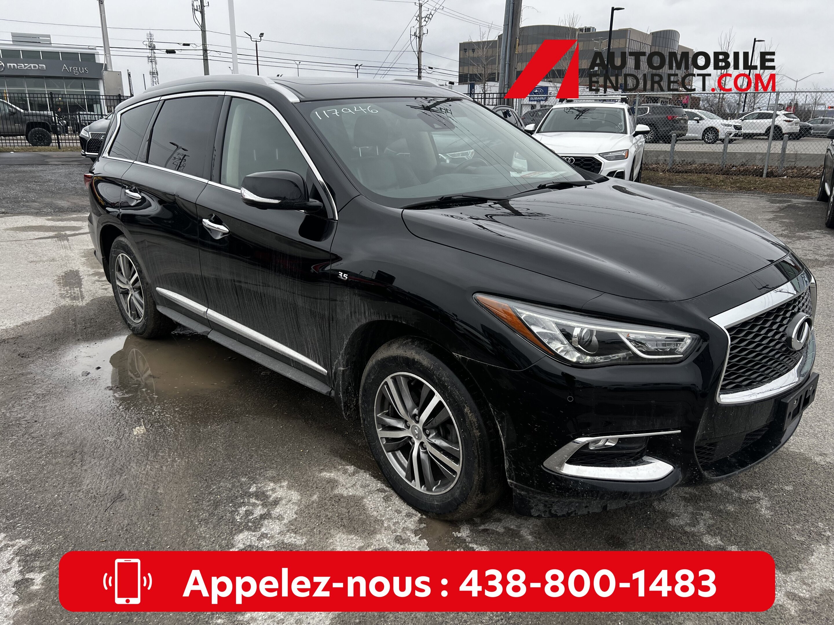 2020 Infiniti QX60 PURE AWD Mags 7Places Cuir Toit GPS Sièges chauffa