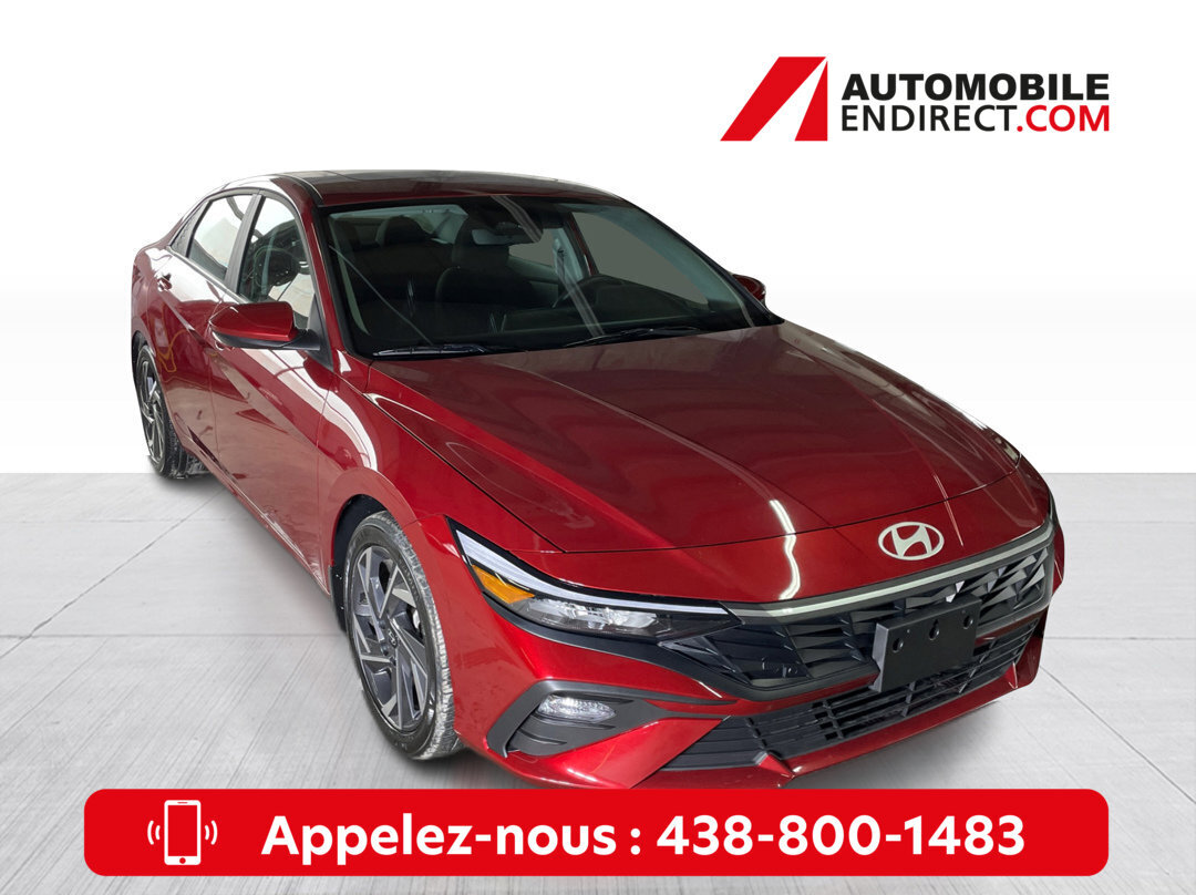 2024 Hyundai Elantra Preferred Mags Toit GPS Sièges Chauffants