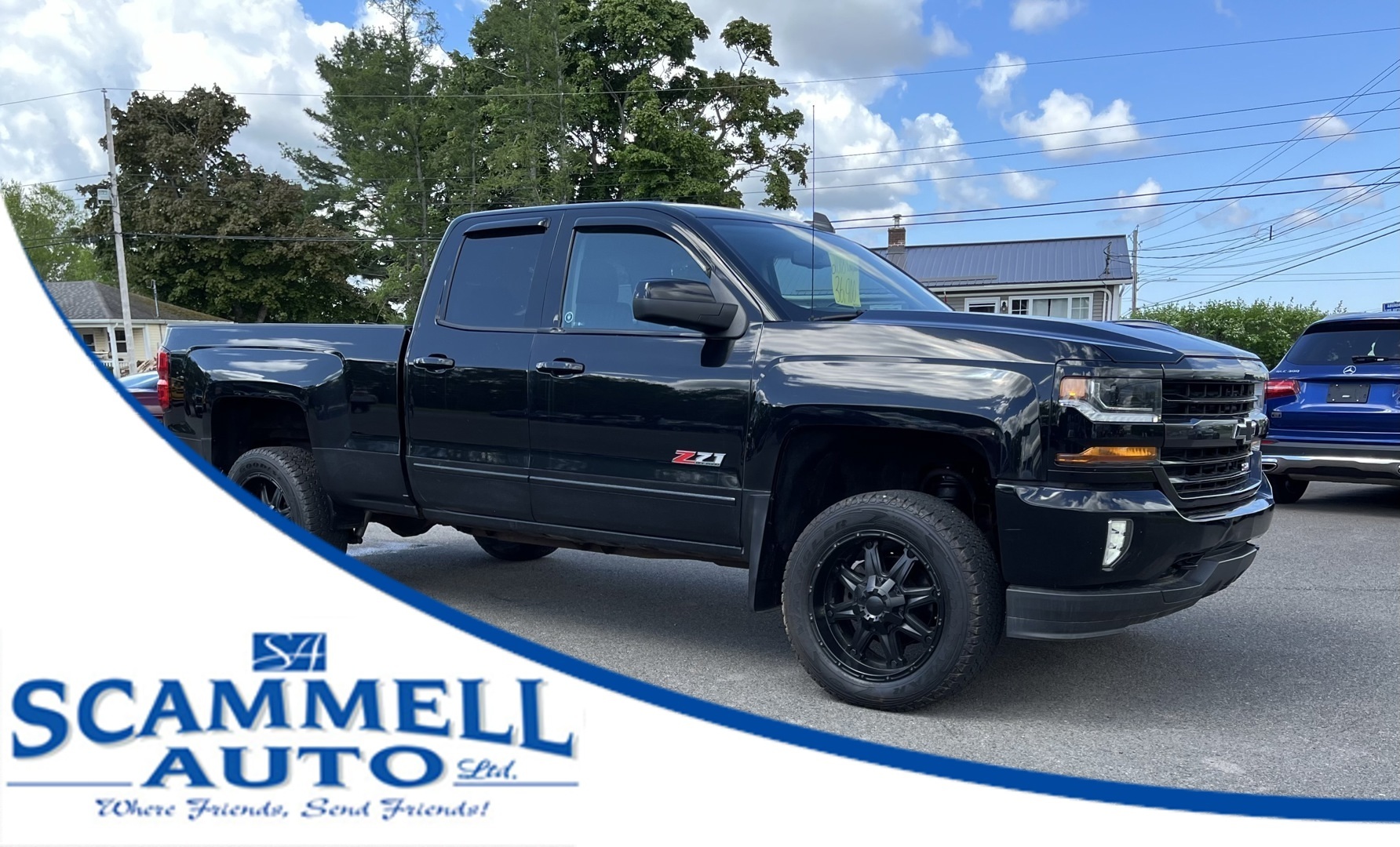 2018 Chevrolet Silverado 1500 LT Z71 / DOUBLE CAB 4WD / AFTERMARKET RIMS / APPLE