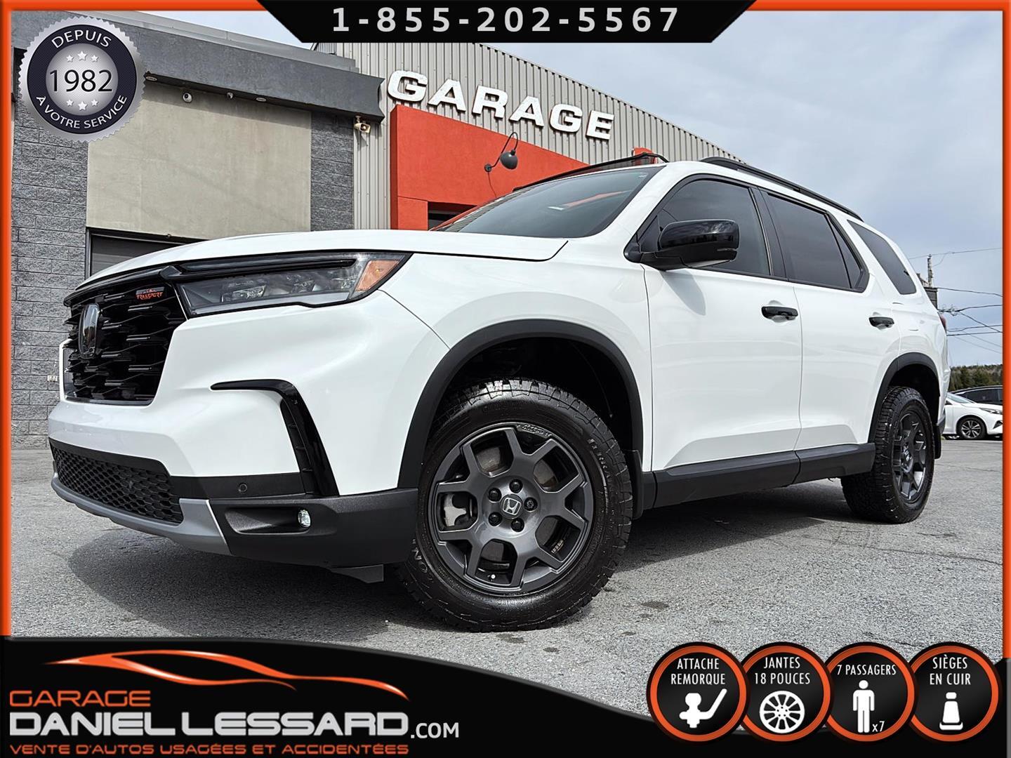 2023 Honda Pilot TRAILSPORT AWD, TOIT PANO, 7 PL, CUIR