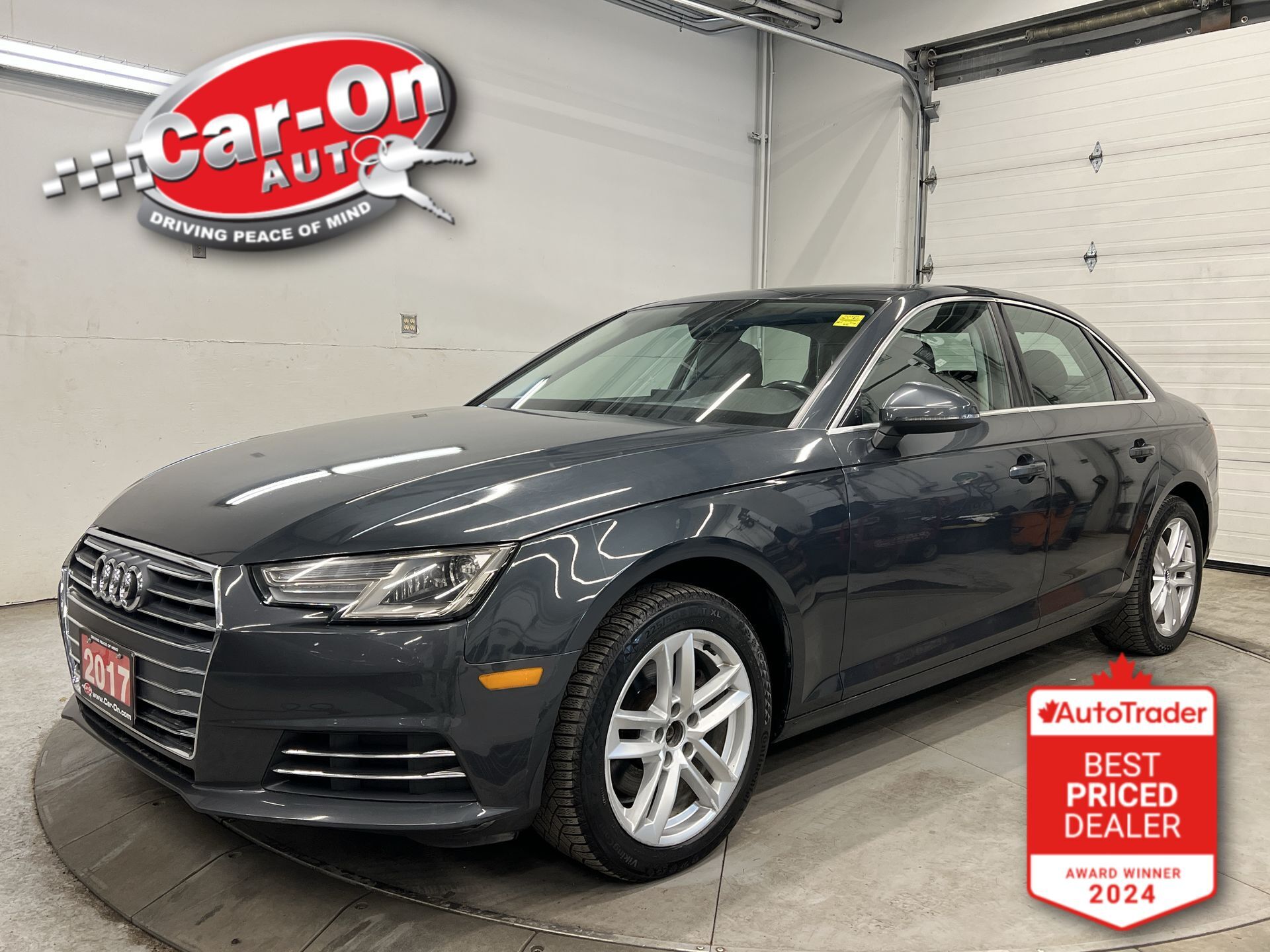 2017 Audi A4 2.0L TURBO | SUNROOF | HTD LEATHER | REAR CAM
