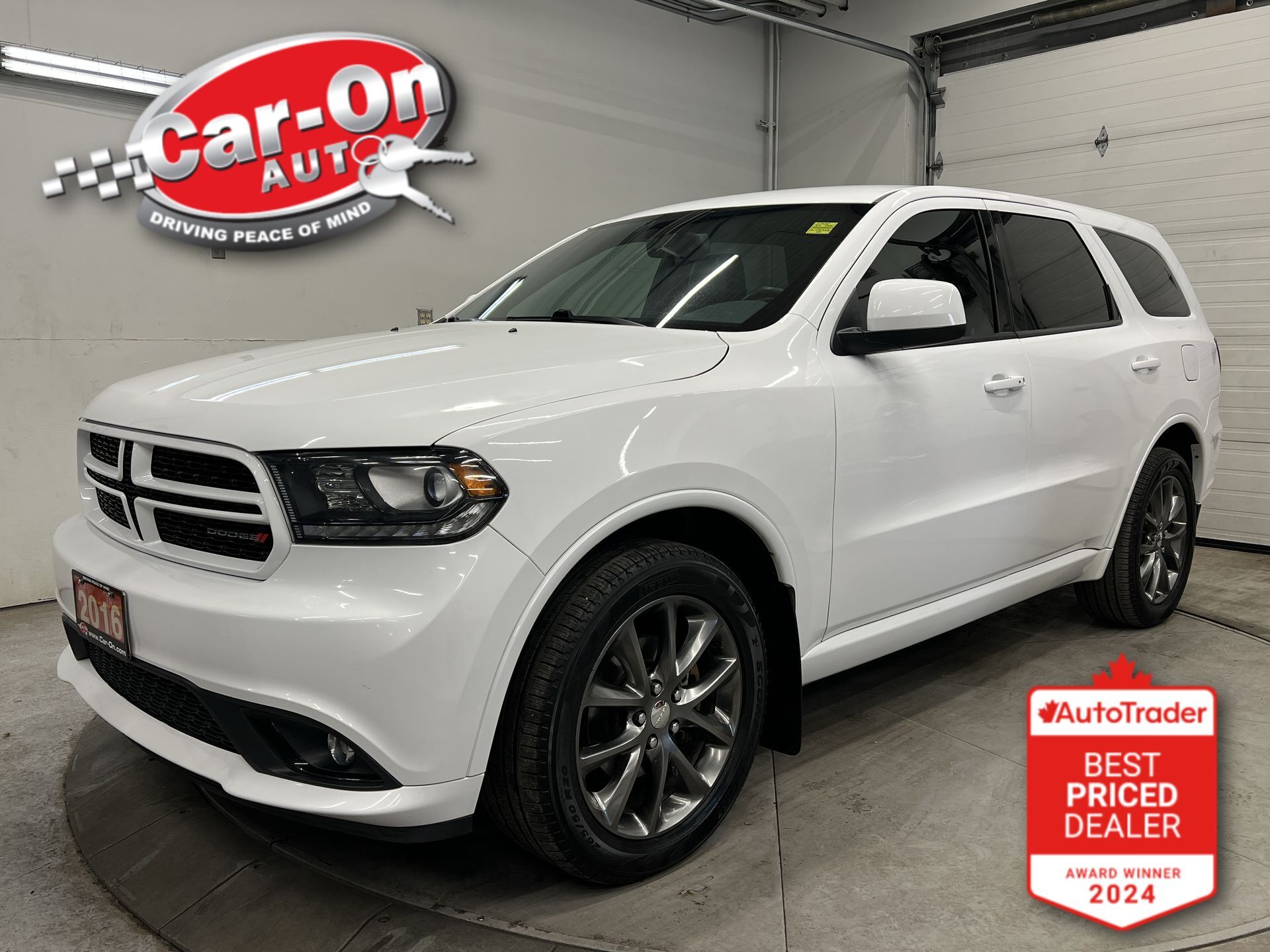 2016 Dodge Durango 7-PASS AWD| LOW KMS| LEATHER| 20IN ALLOYS 