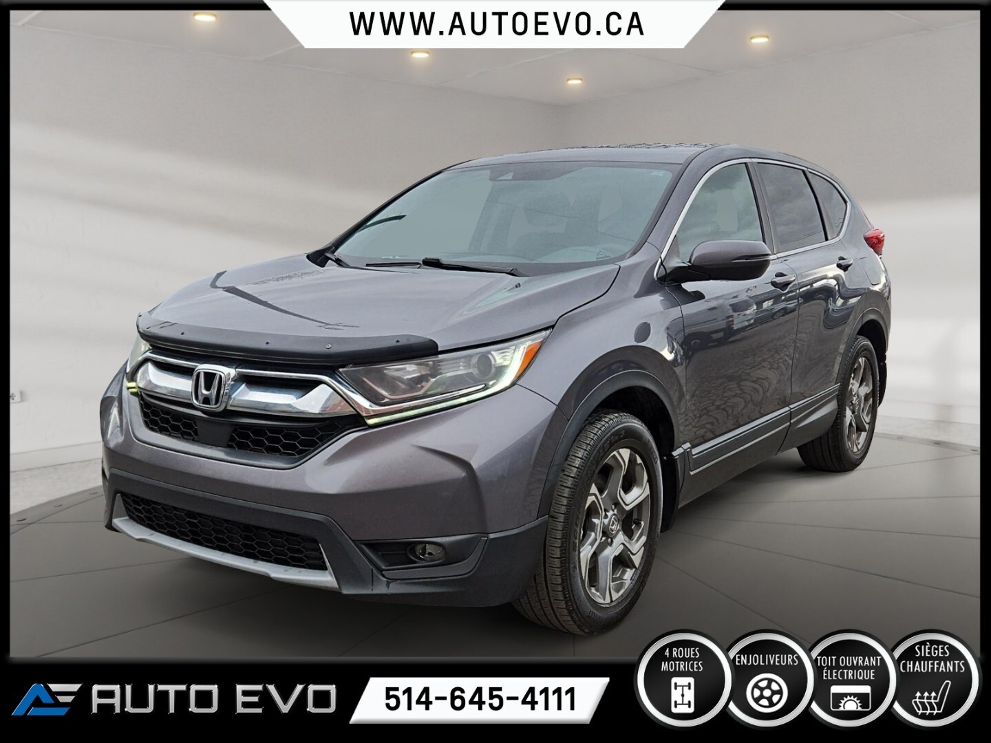 2018 Honda CR-V EX AWD * TOIT * CAMERA * SIEGE CHAUFFANT * MAGS * 