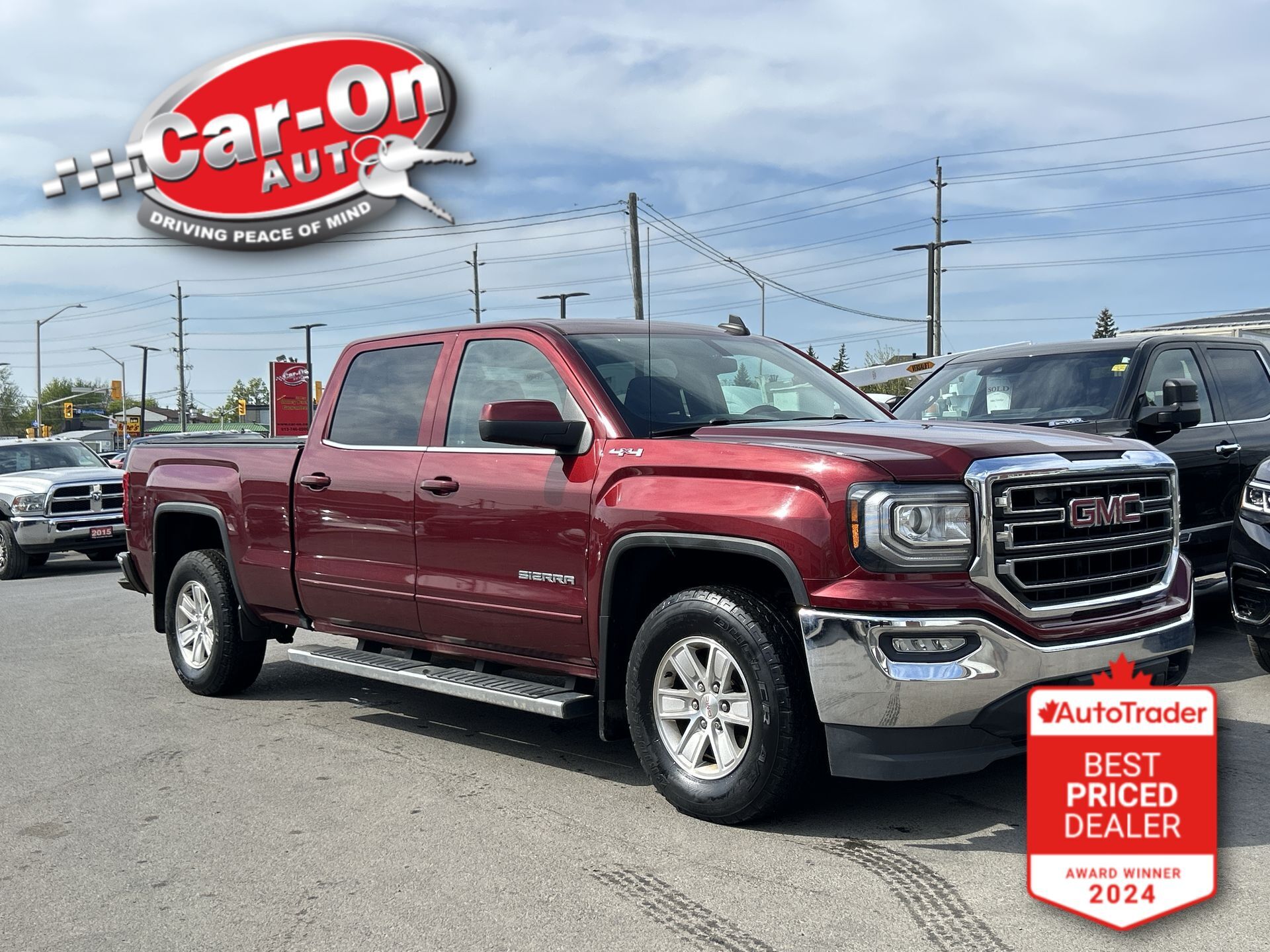 2017 GMC Sierra 1500 SLE 4X4| CREW| ONLY 80,000KMS| TONNEAU| REAR CAM
