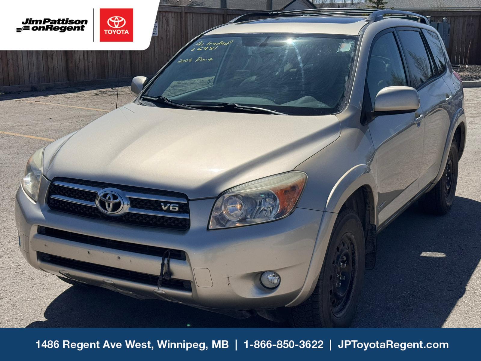 2008 Toyota RAV4 LIMITED V6 |AS TRADED|TWO SETS OF TIRES|