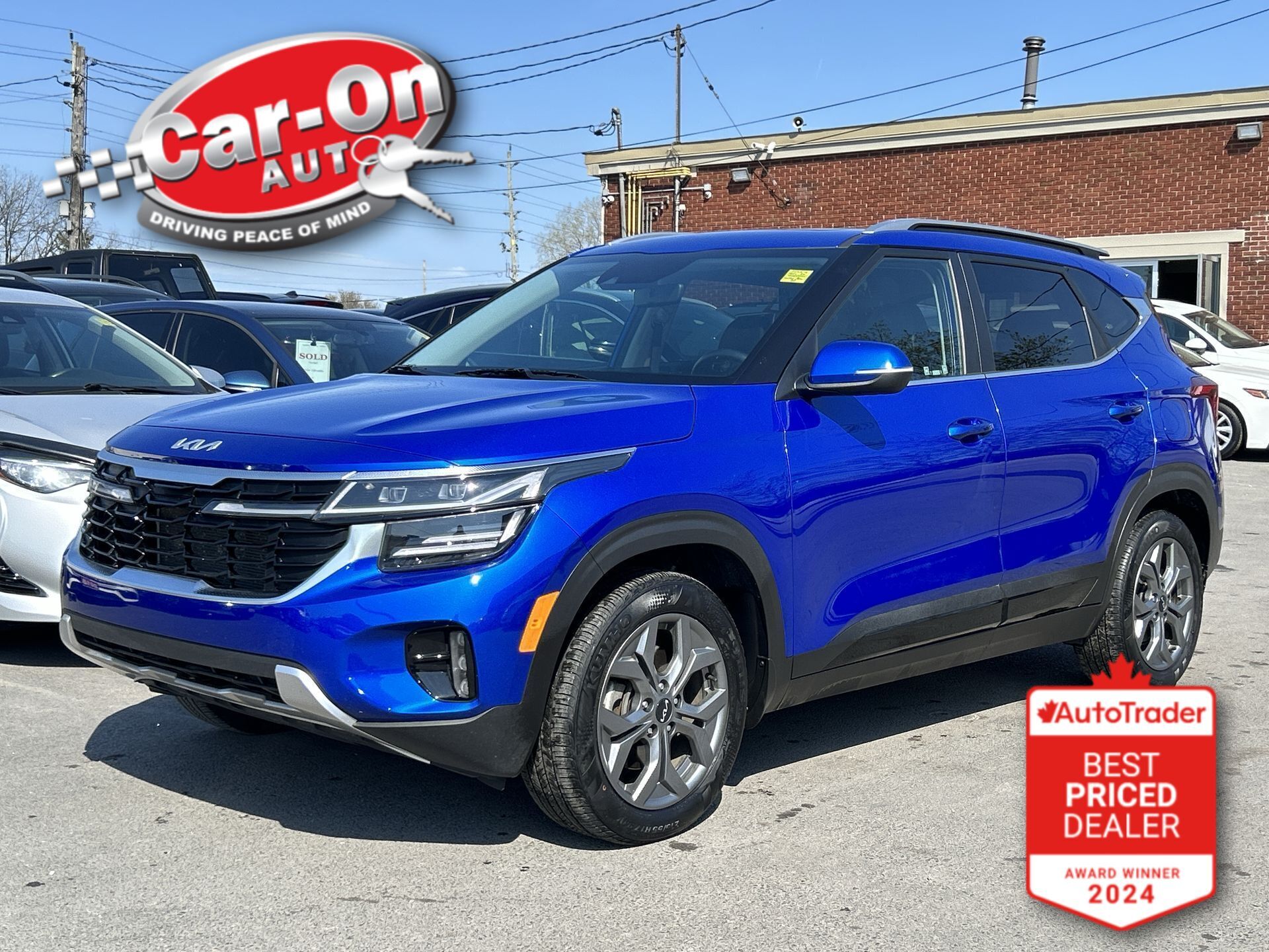 2024 Kia Seltos EX AWD| LEATHER| SUNROOF| HTD SEATS| CARPLAY