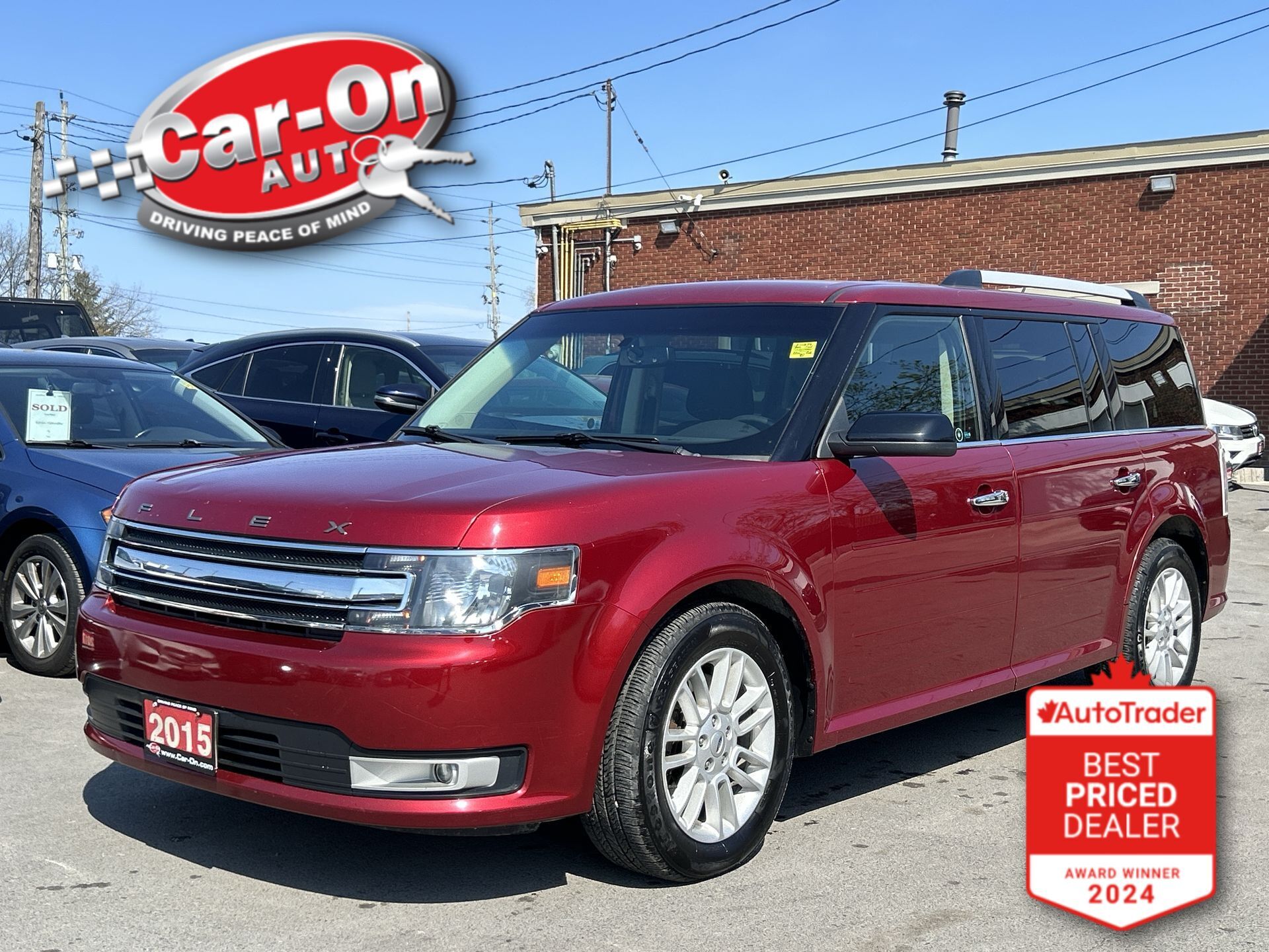 2015 Ford Flex SEL AWD|7-PASS|ONLY 85,000KMS|HTD SEAT|REAR CAM