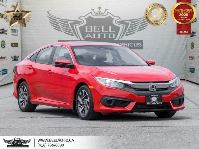 2017 Honda Civic Sedan EX, MOONROOF, BACKUPCAM, B.SPOT, LANEDEPARTURESYST