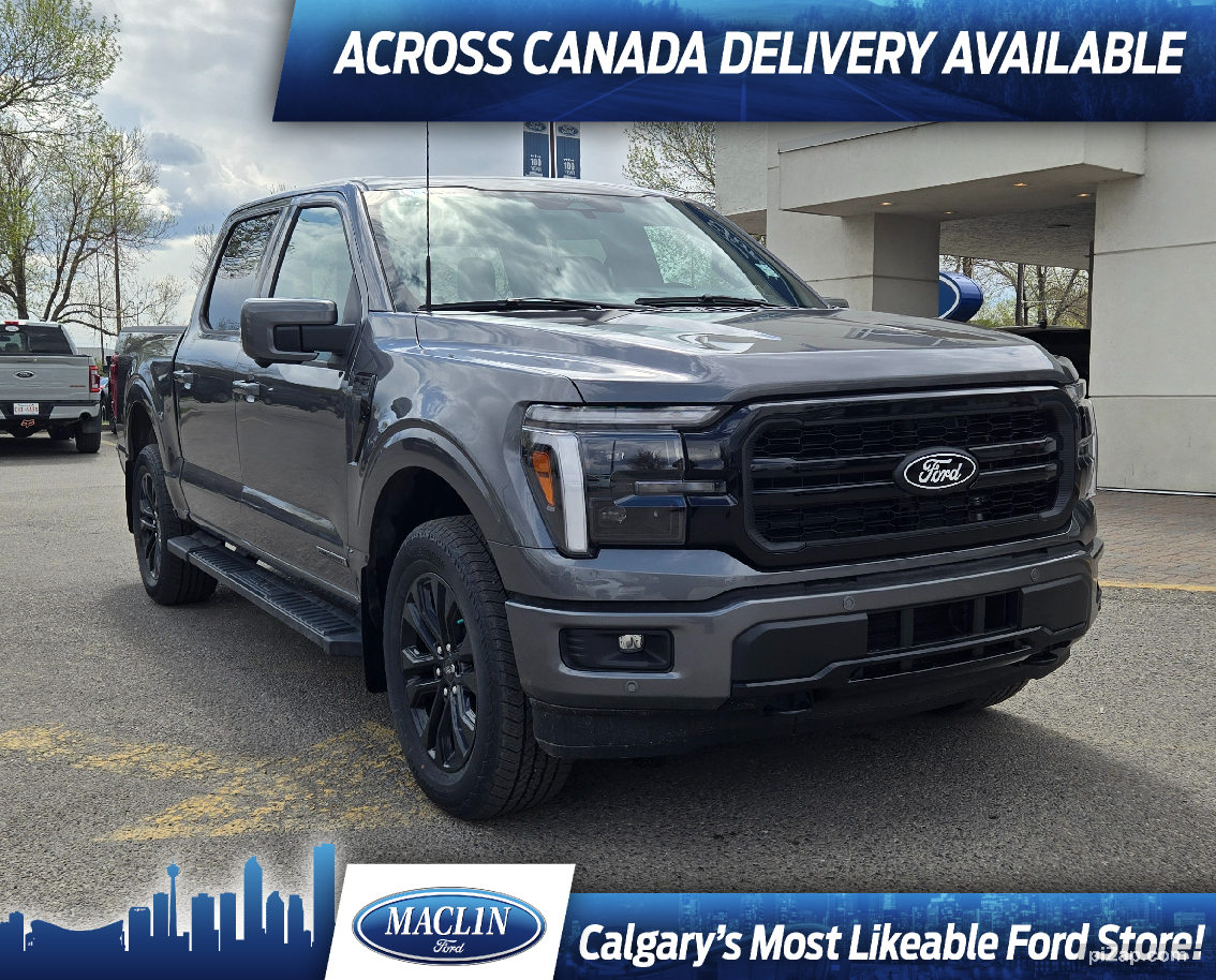 2025 Ford F-150 LARIAT | BLACK APP PKG | OFF-ROAD PKG | MOONROOF 