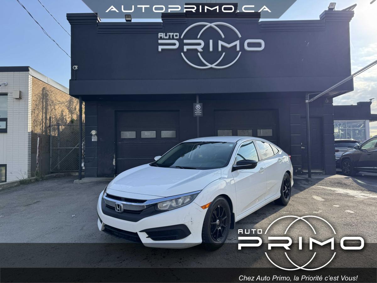 2016 Honda Civic LX Automatique Clim Cruise BT Carplay Nav Cam Mags