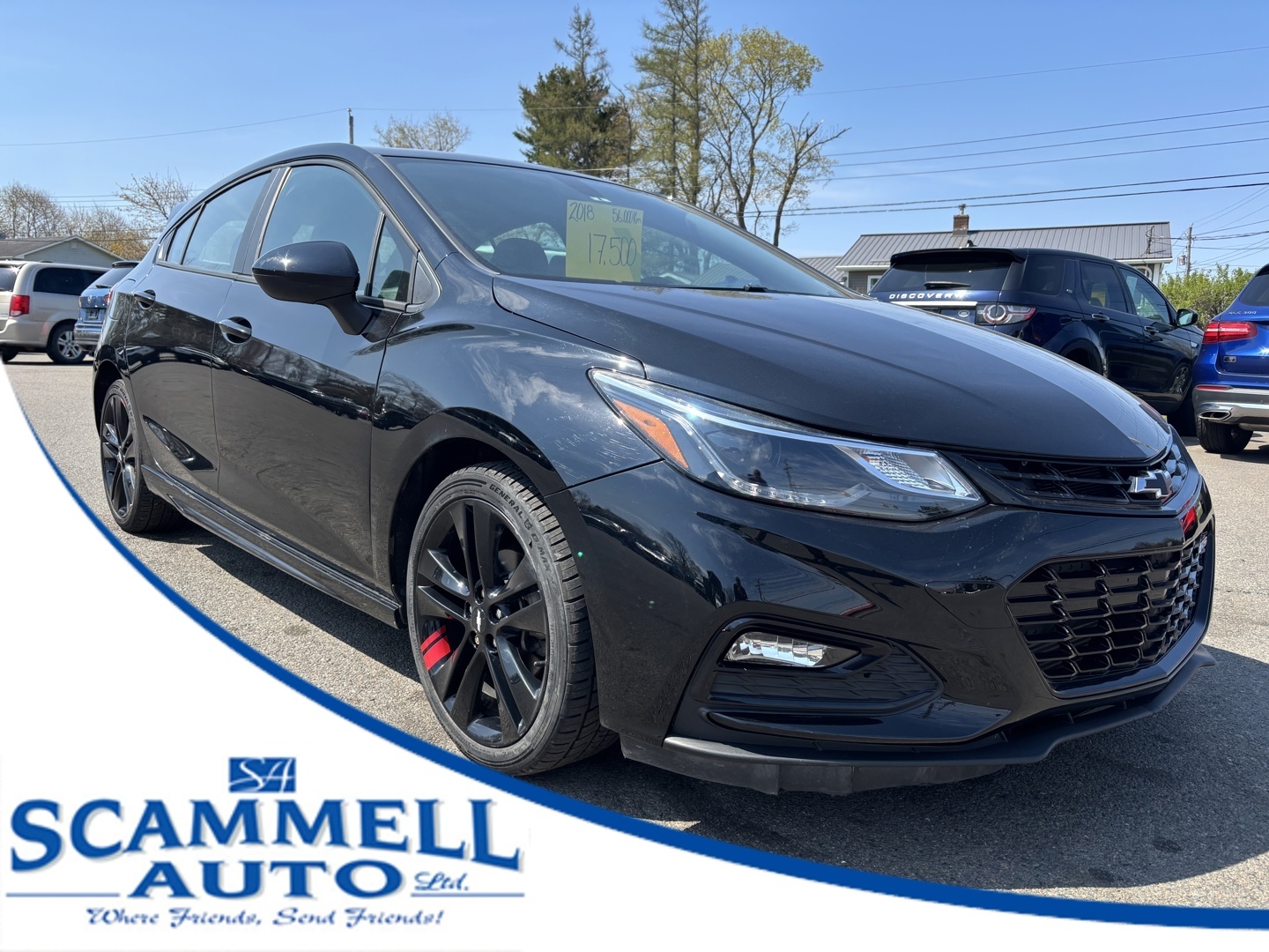 2018 Chevrolet Cruze LT / HATCHBACK / RS PACKAGE / LOW KMS / LARGE TOUC