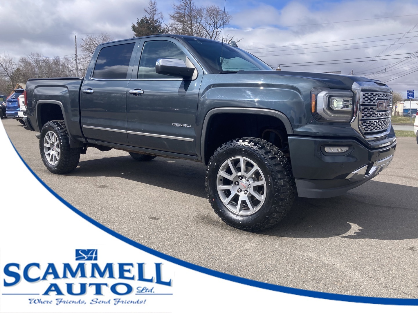 2017 GMC Sierra 1500 DENALI / CREW CAB LONG BOX / 4WD / LEATHER / BRAND