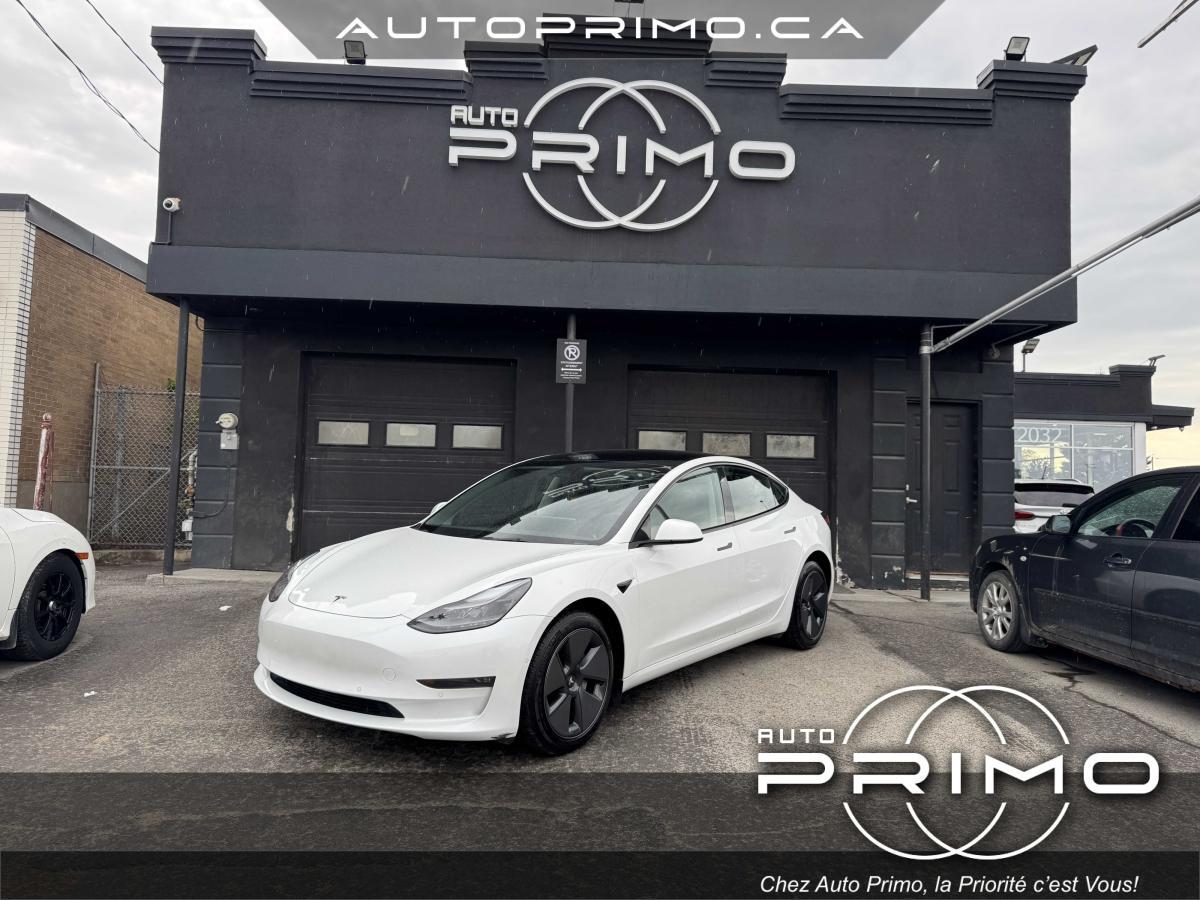 2022 Tesla Model 3 Long Range AWD Cuir Toit 518kms *Rabais Vert $2000