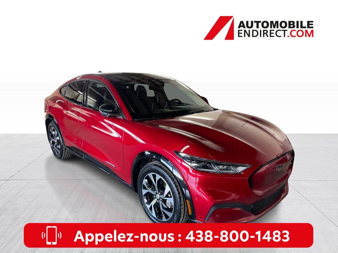 2022 Ford Mustang Mach-E Premium AWD Mags Cuir Toit Vitré GPS Sièges Chauff