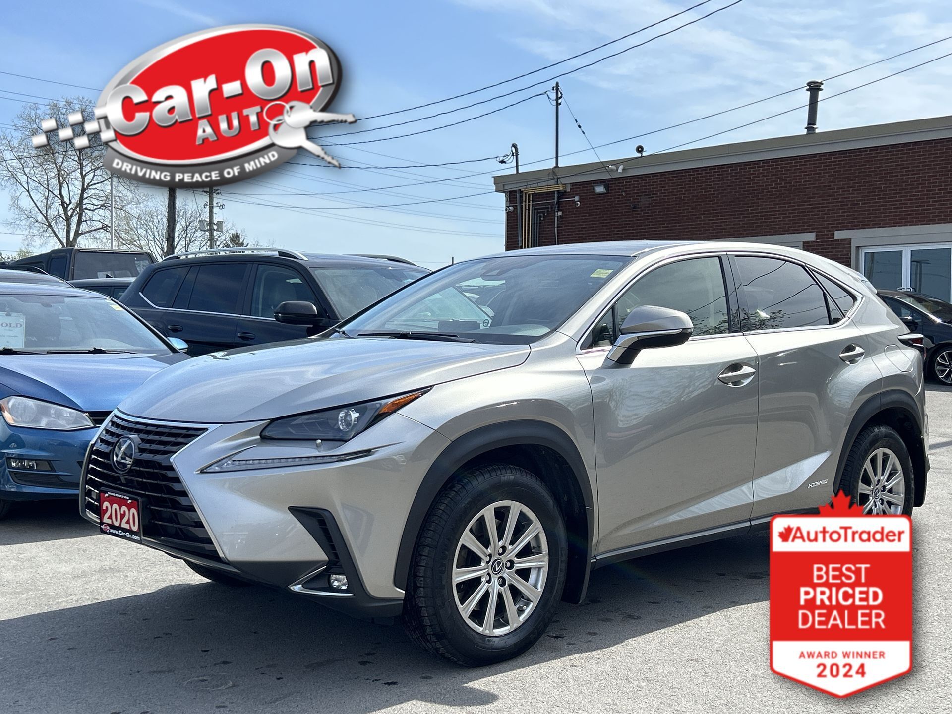 2020 Lexus NX 300H AWD| HYBRID| LEATHER| HTD SEATS| CARPLAY| 