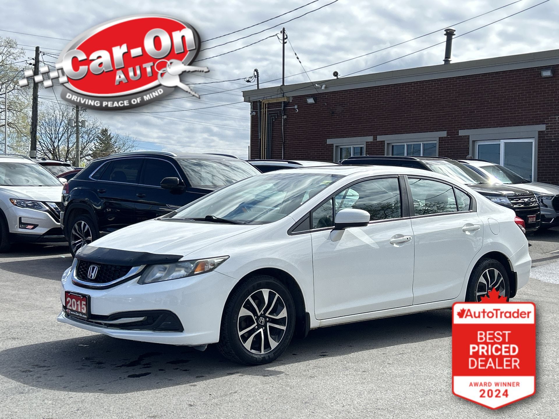 2015 Honda Civic EX AUTOMATIC| LOW KMS| HTD SEATS| REAR CAM