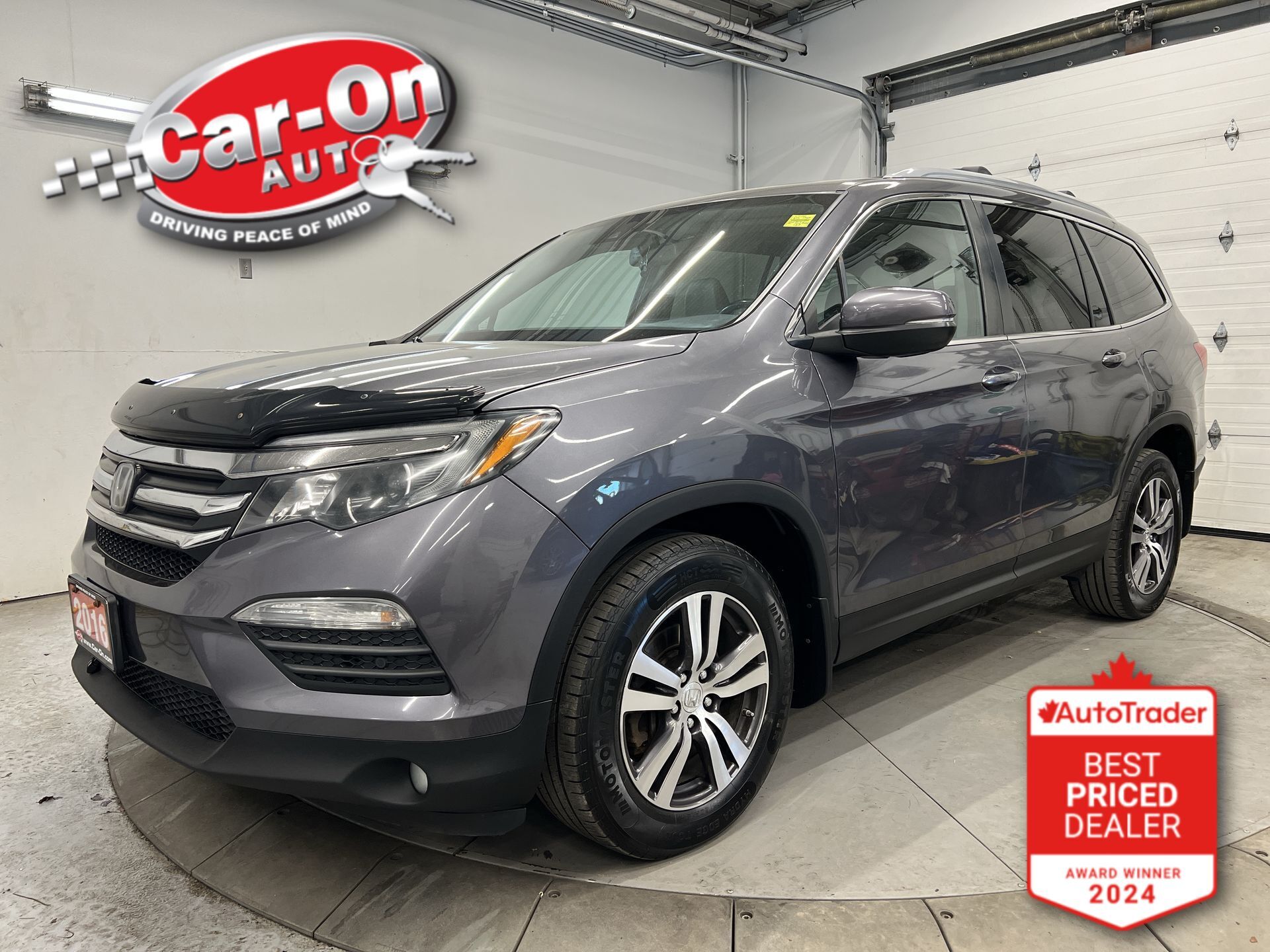 2016 Honda Pilot EX-L NAVI AWD| 7-PASS| LOW KMS| LEATHER| SUNROOF