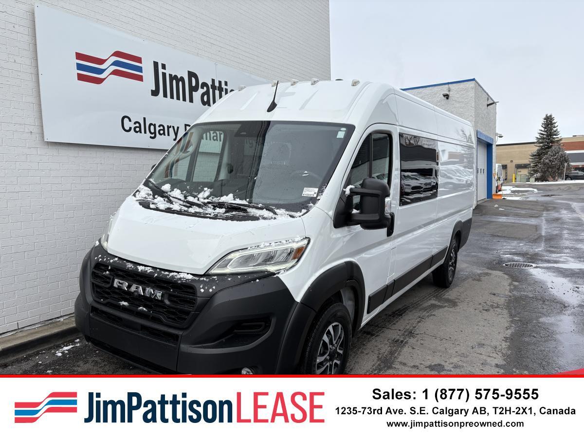 2023 Ram ProMaster 3500 Crew cargo Van High Roof Ext, 5 Passenger
